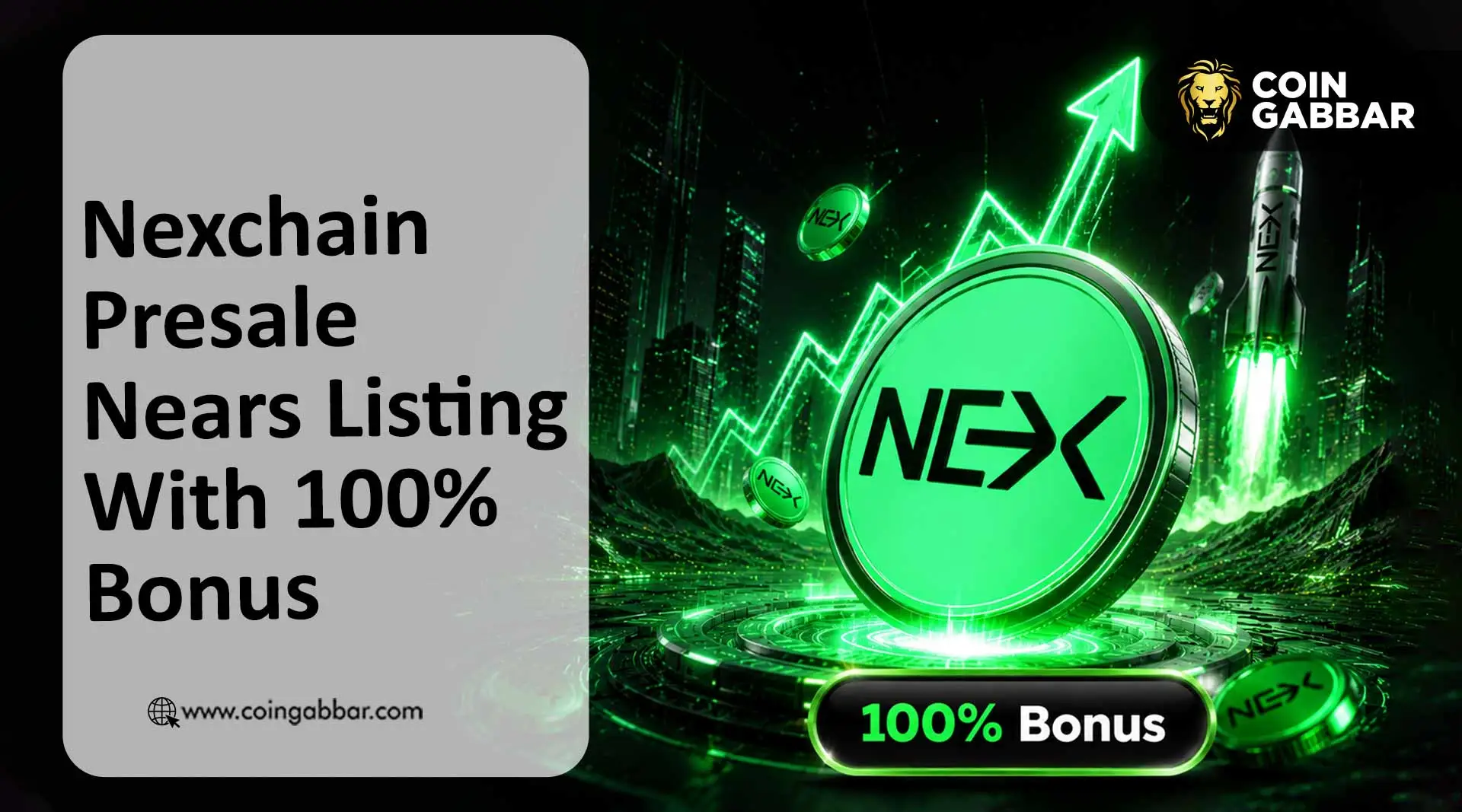 Nexchain presale 100% bonus at $0.15