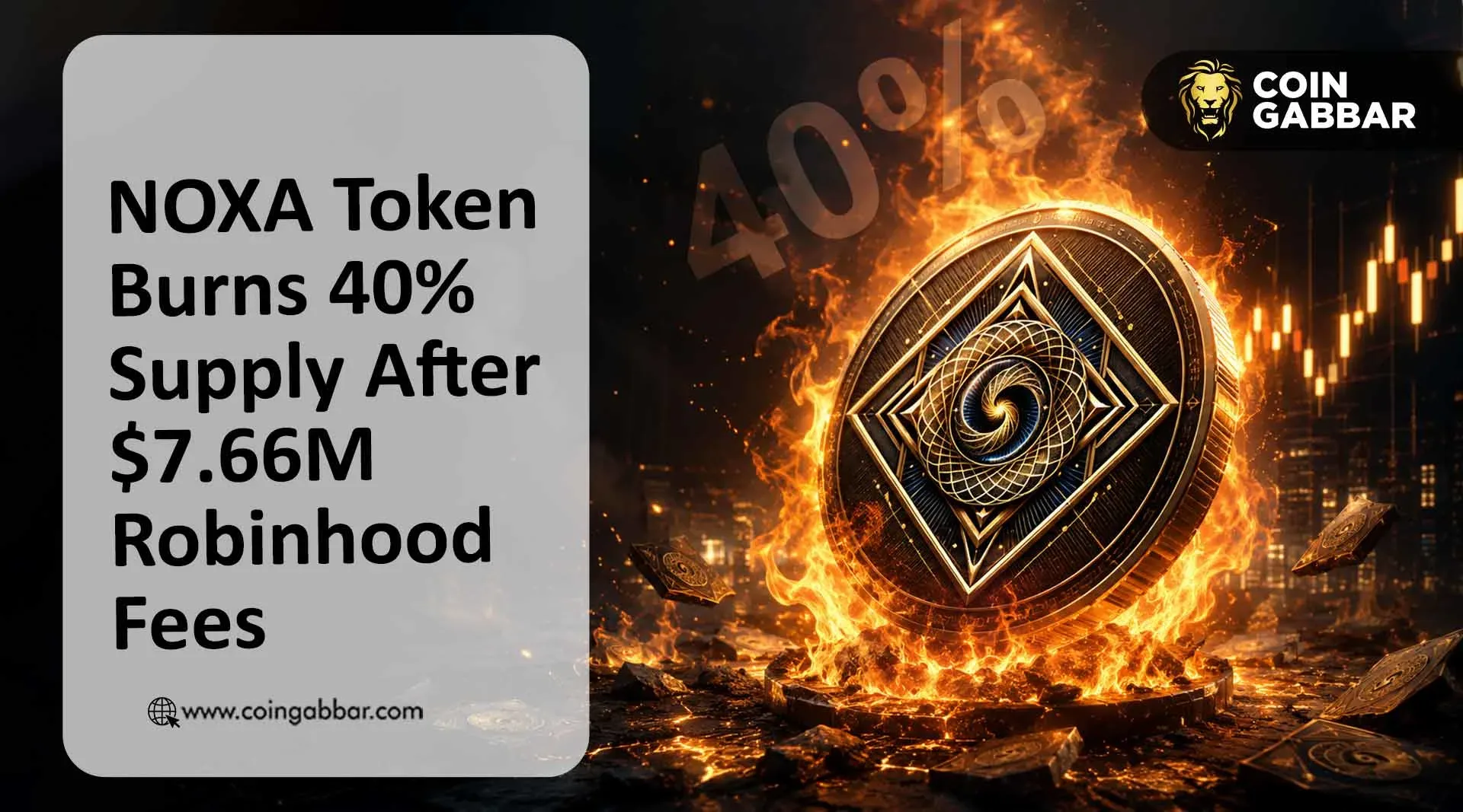 NOXA token burns announcement