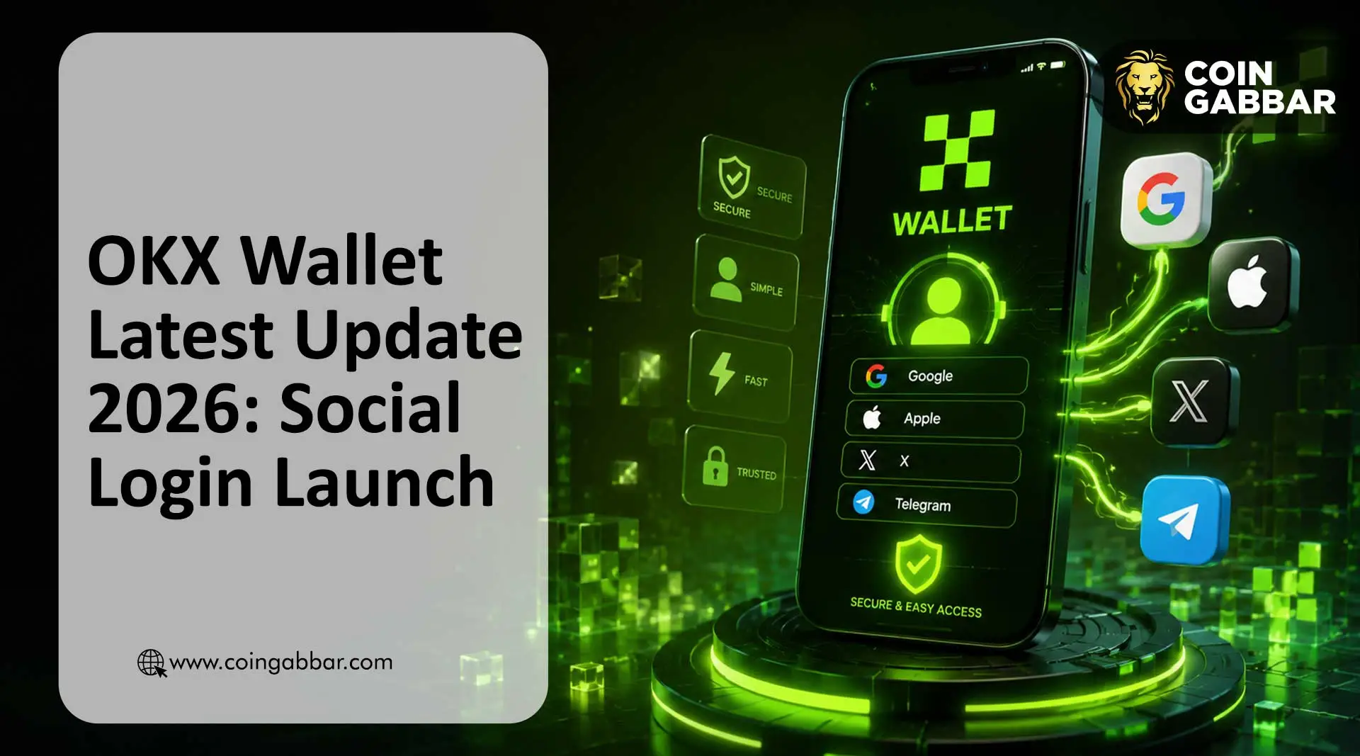 OKX Wallet Latest Update 2026: Social Login Launch