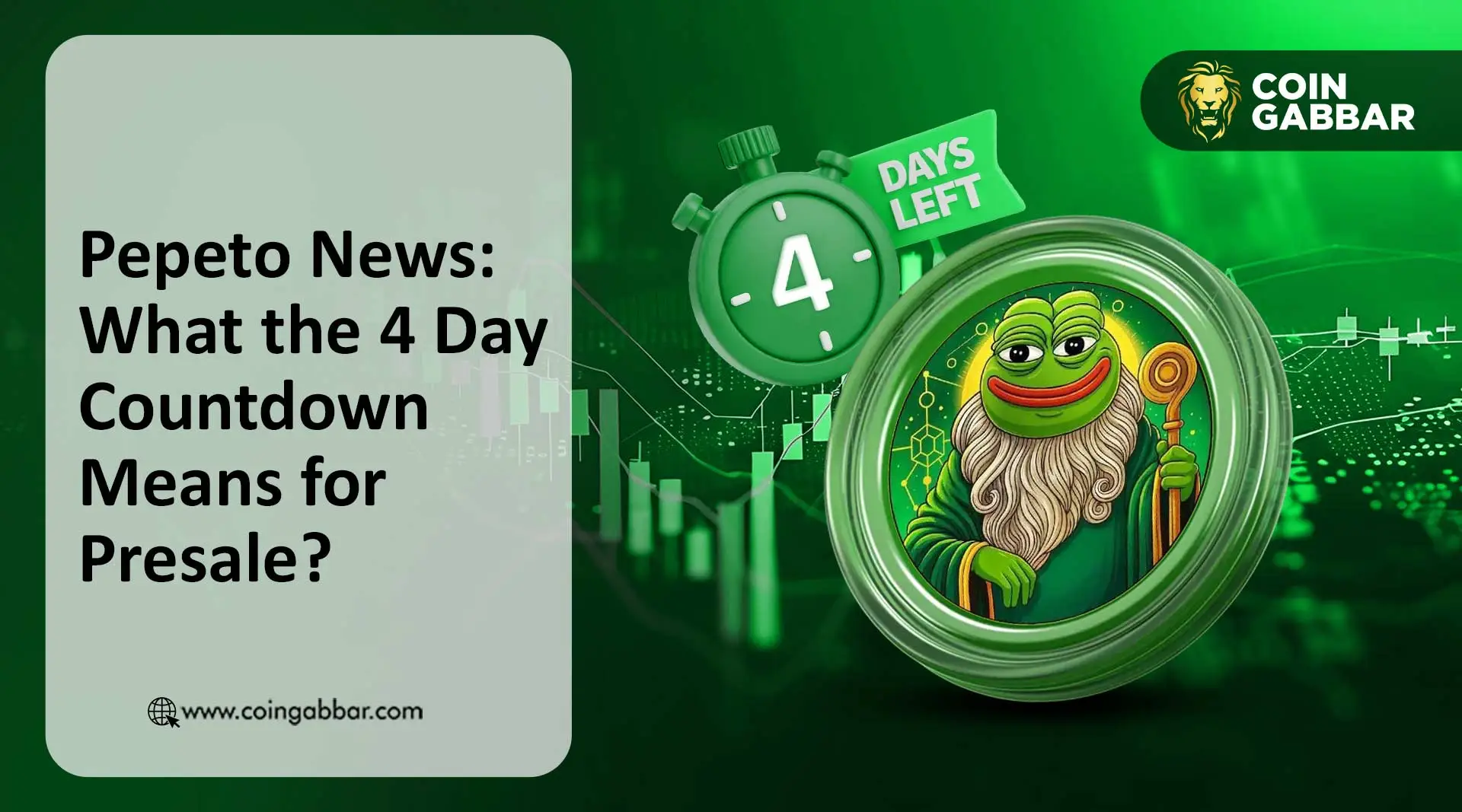 Pepeto News 4-day countdown PEPETO presale