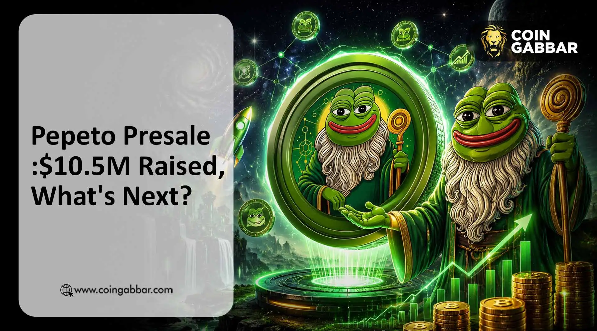 Pepeto presale countdown dashboard raised
