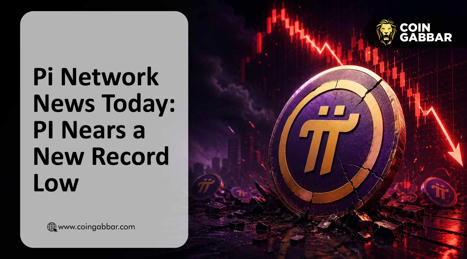 Pi Network news update showing PI coin price chart today