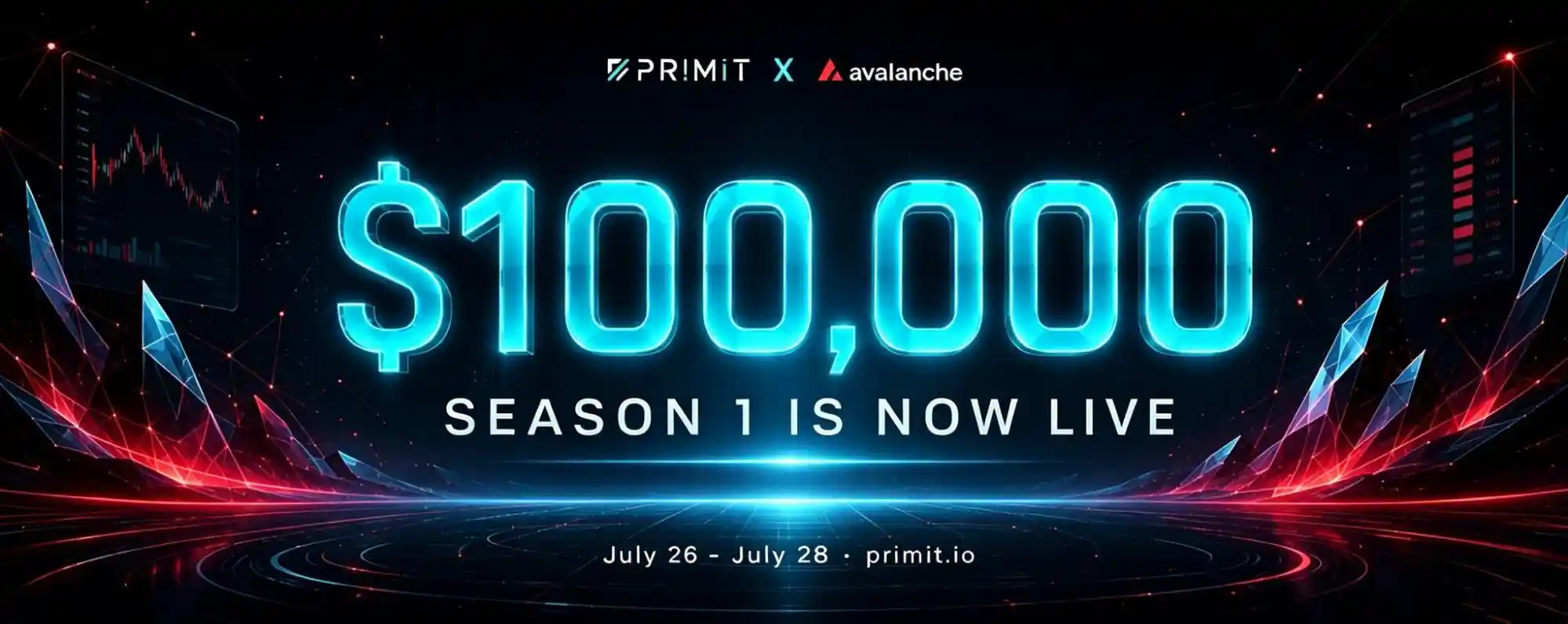 Primit Season 1 Launches: $100K Avalanche Perp Trading Event Live