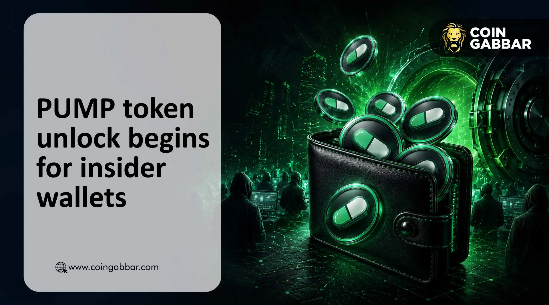 PUMP token unlock begins for insider wallets