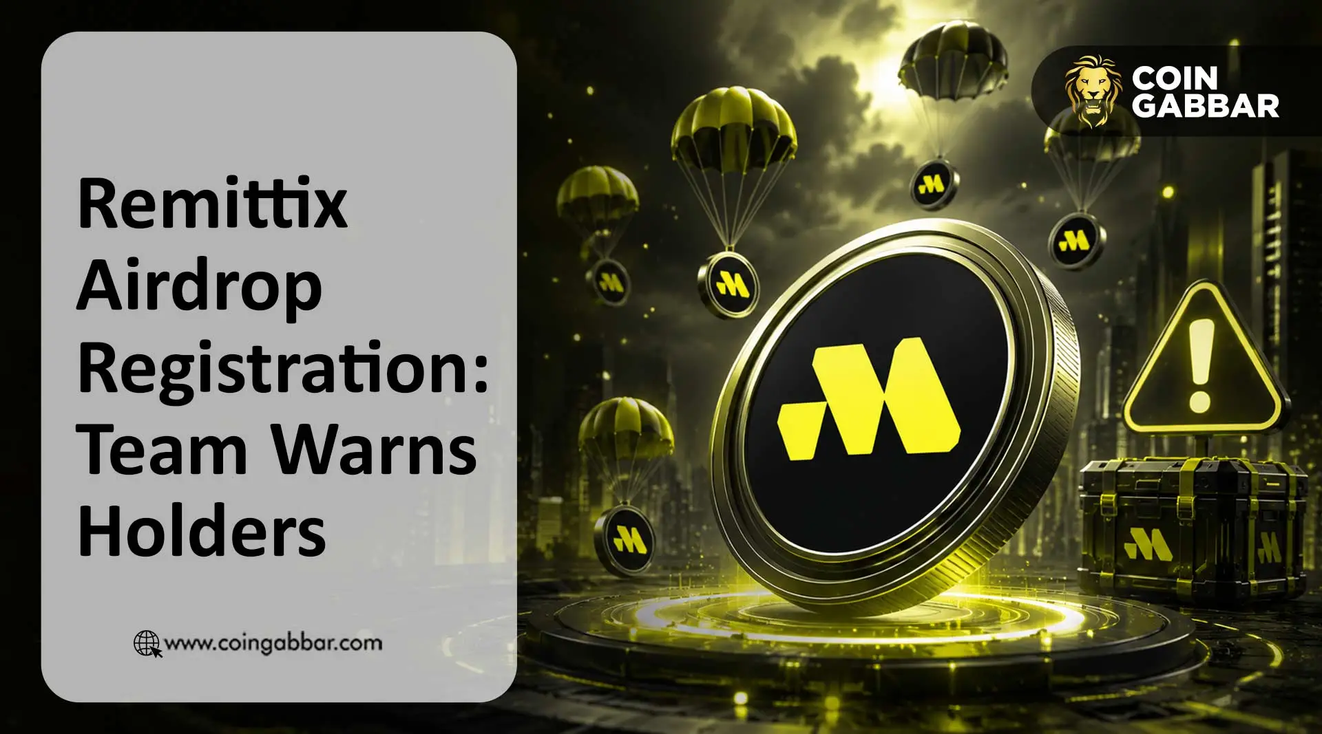 Remittix airdrop registration reminder