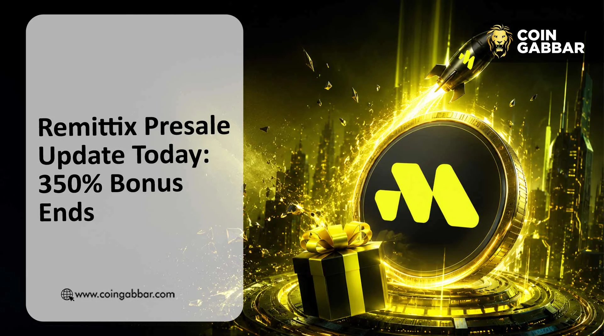 Remittix Presale Bonus End Today: 350% Offer Closes Soon