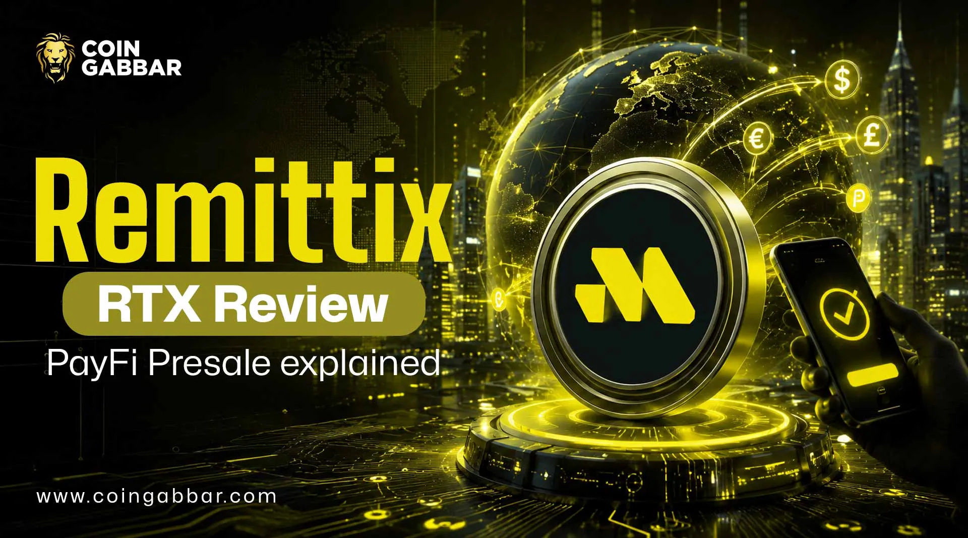 Remittix presale review dashboard graphic