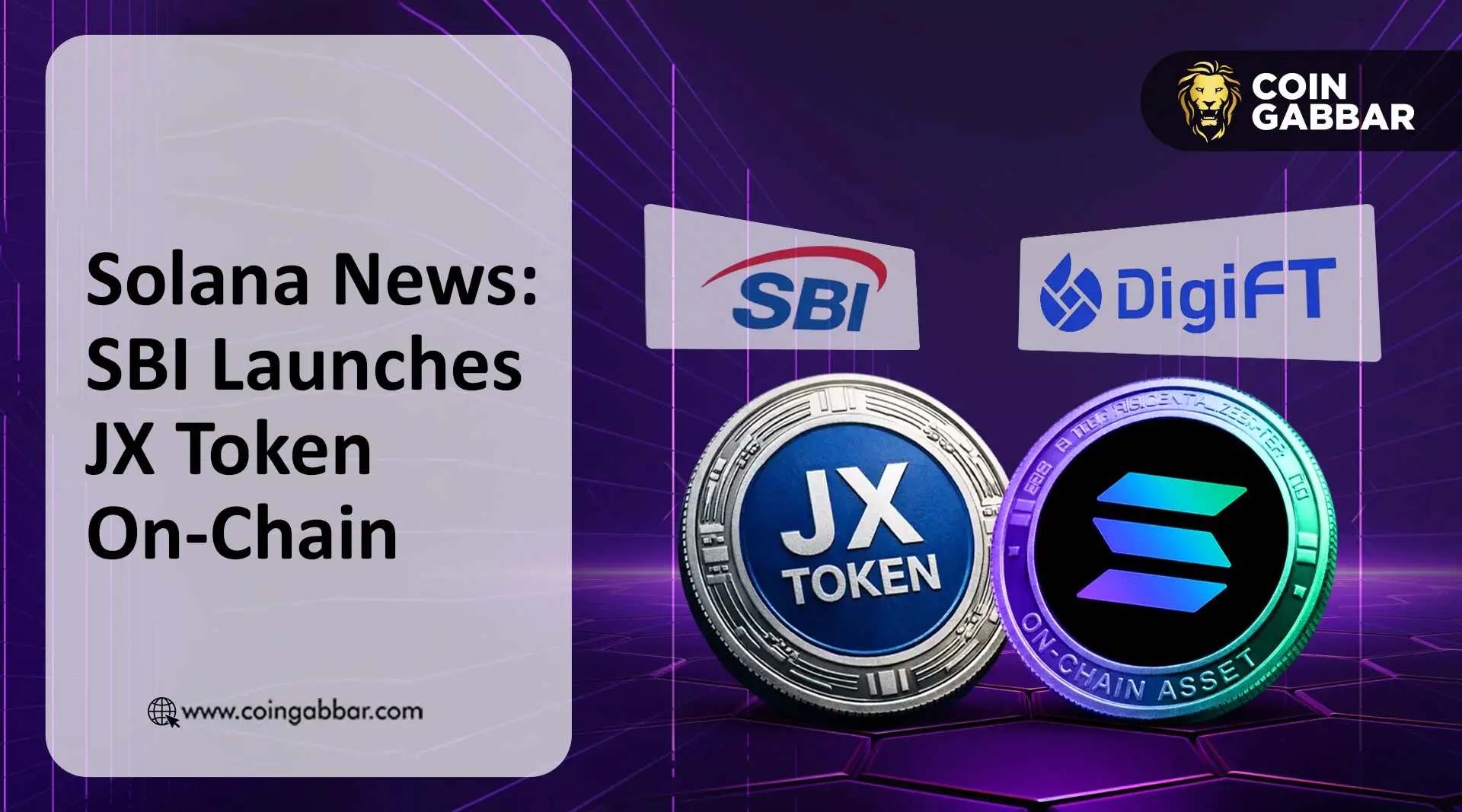 Solana News: SBI Launches JX Token On-Chain