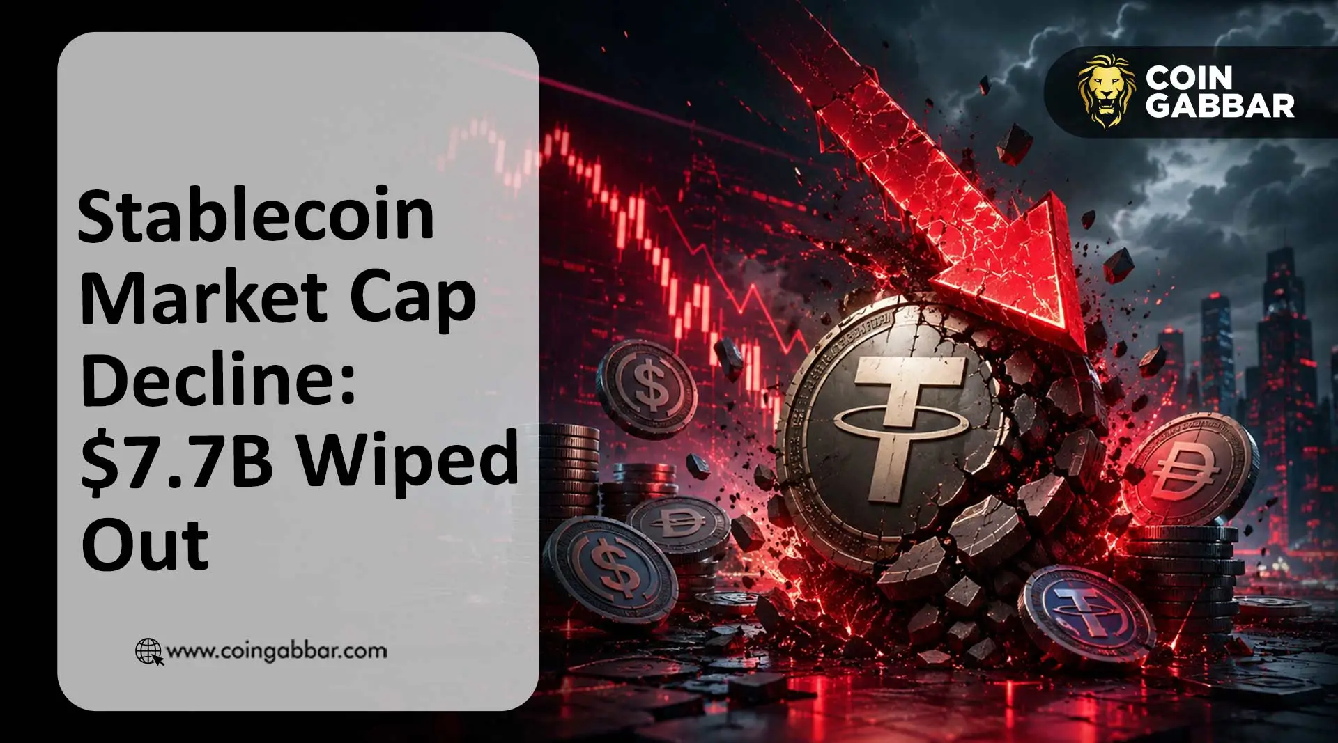 Stablecoin market cap decline