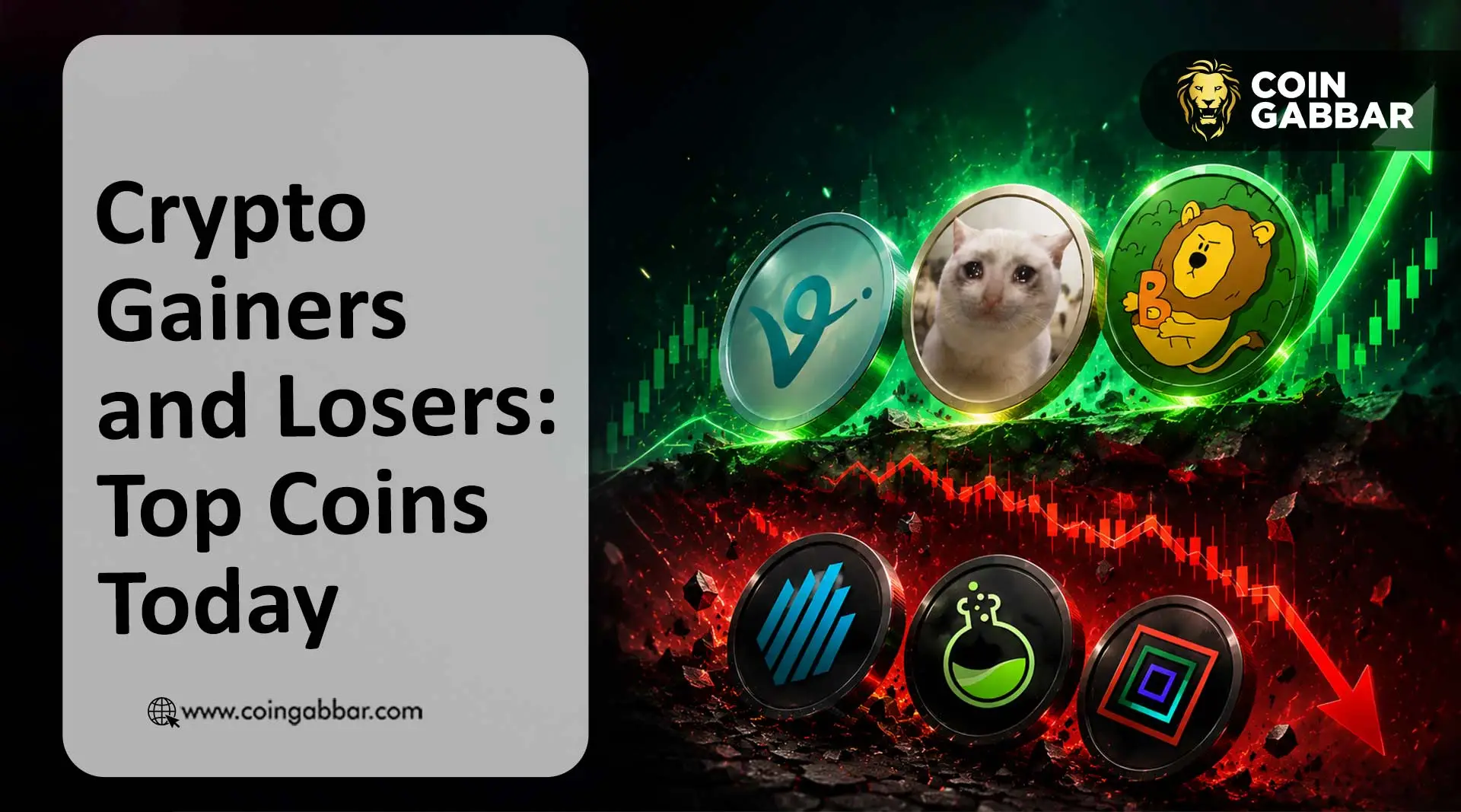 Crypto Gainers and Losers: Top Coins Today