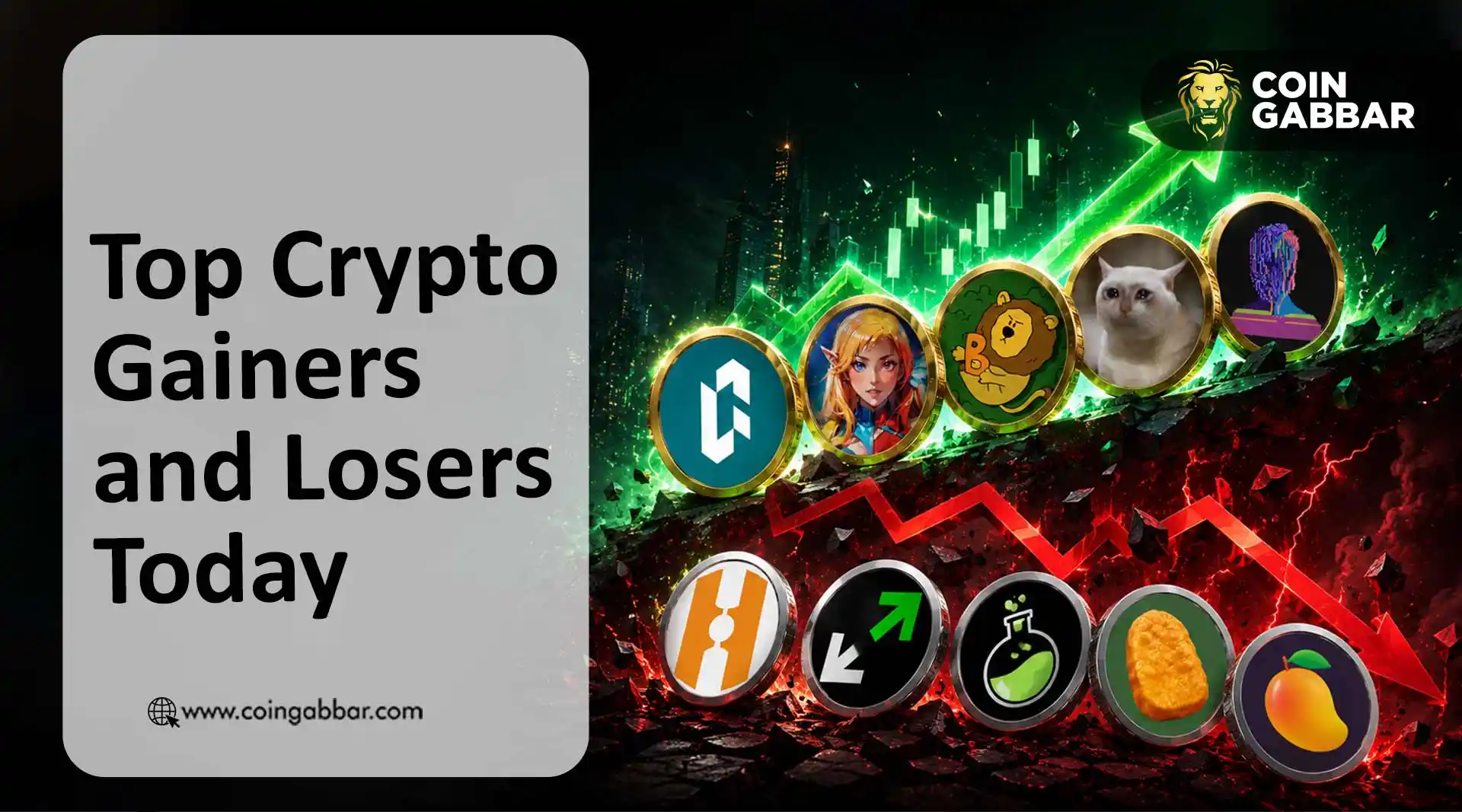 Top crypto gainers and losers today market analysis