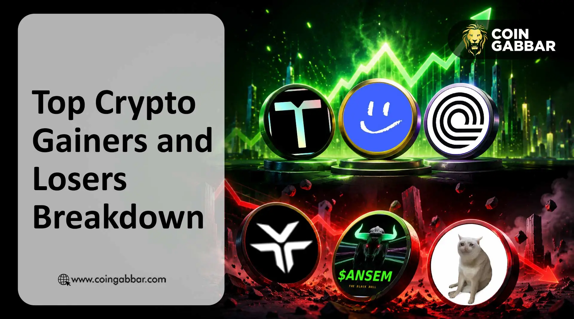 Top Crypto Gainers and Losers Breakdown
