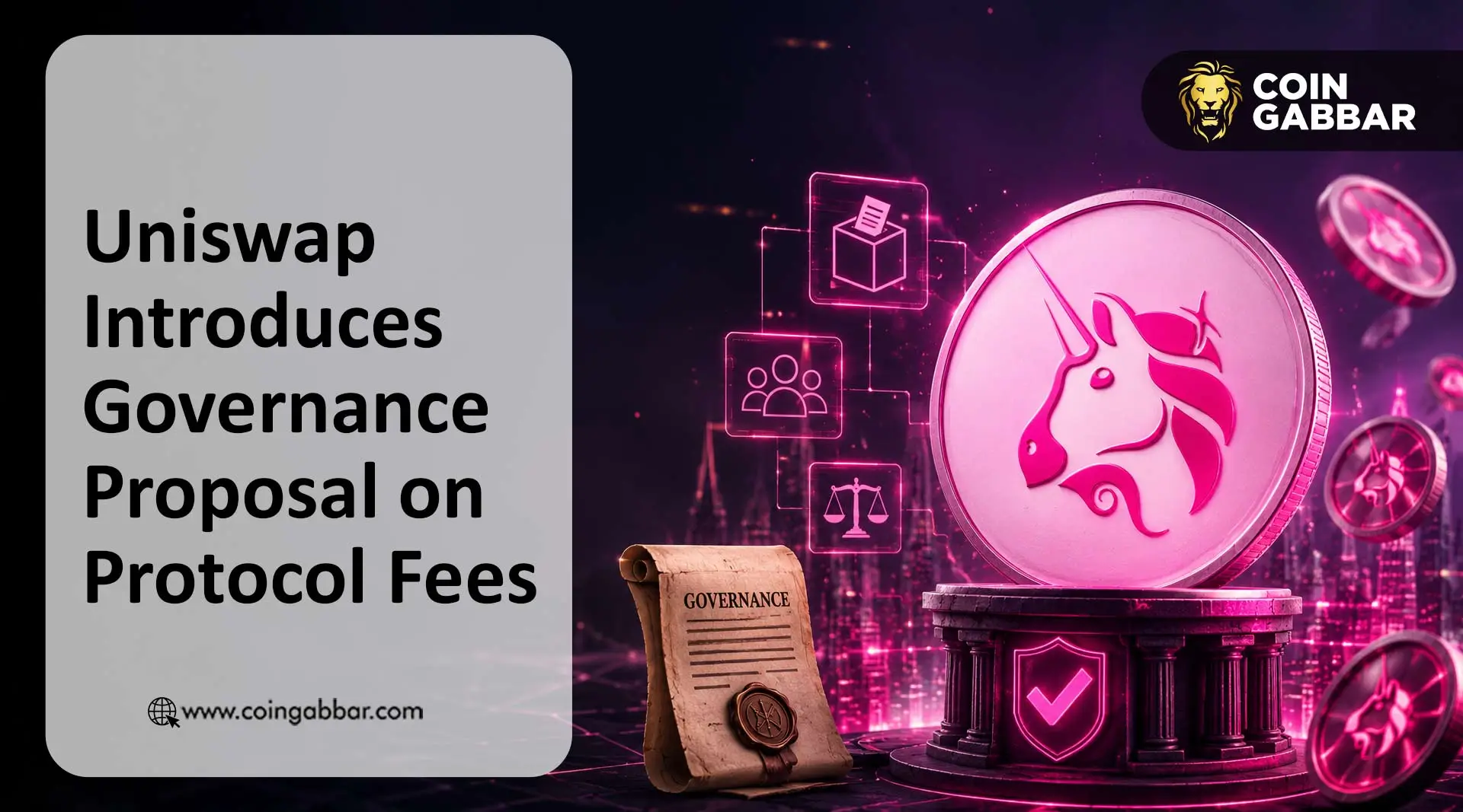 Uniswap News: governance proposals could boost UNI burn mechanism