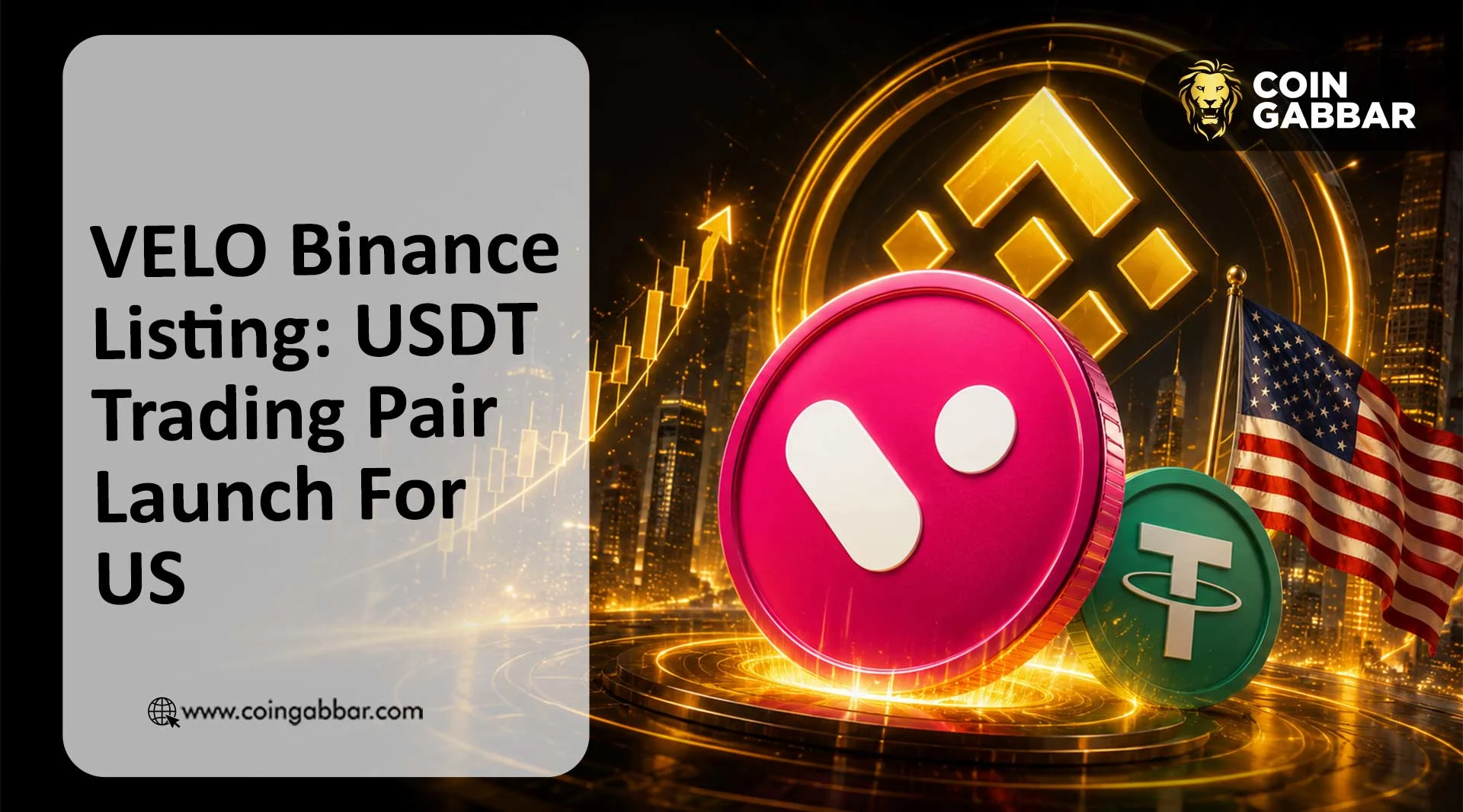 VELO Binance Listing: USDT Trading Pair Launch For US