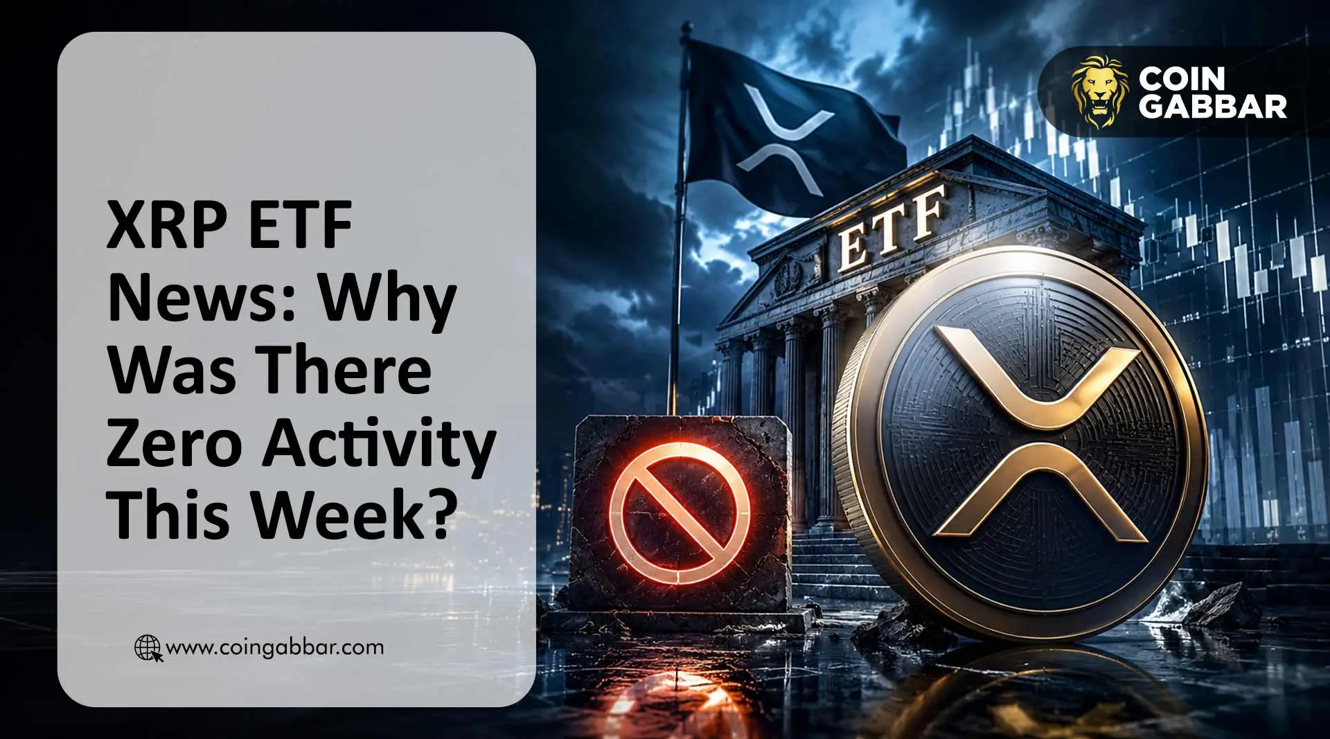 XRP ETF news zero activity recorded this week with XRP price chart