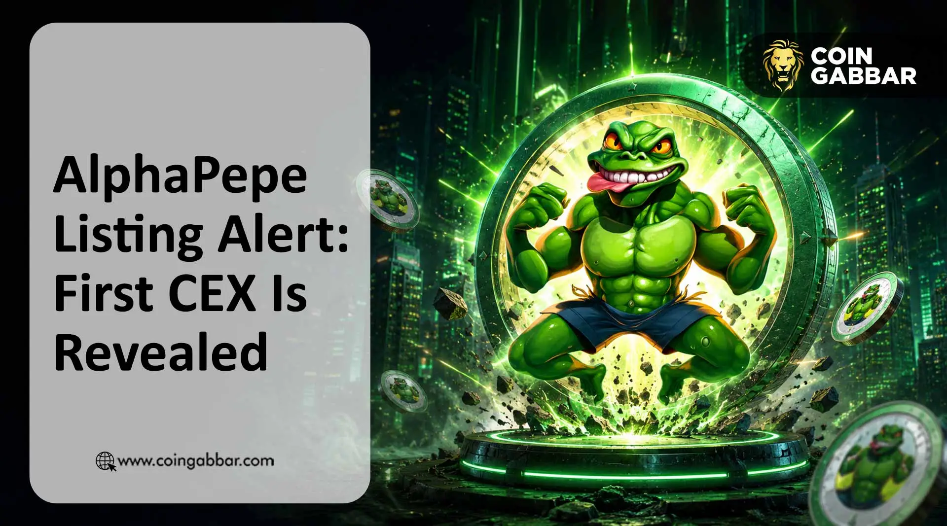 AlphaPepe listing on Azbit