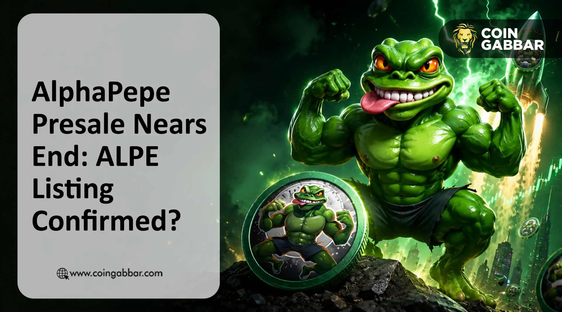 AlphaPepe Presale End Date and ALPE Launch Details Out For June 2026