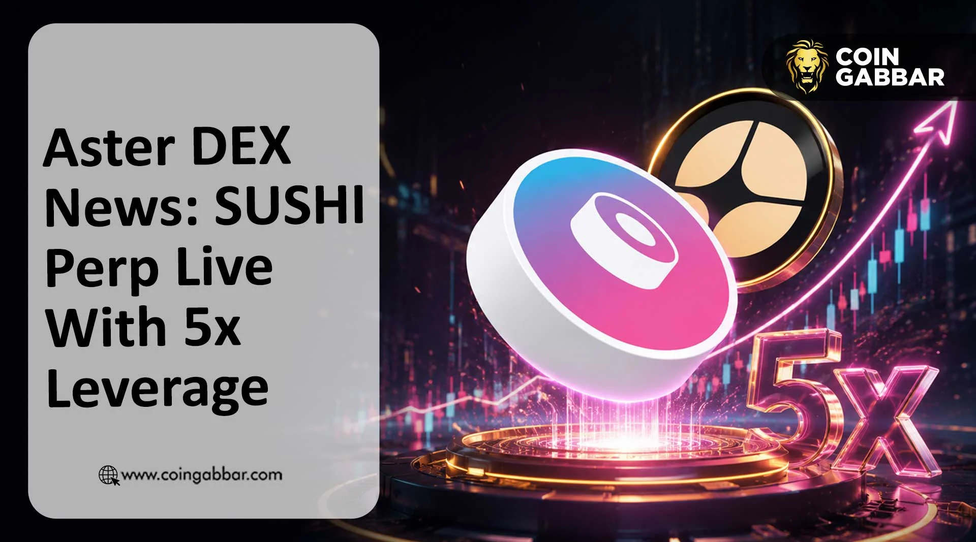 Aster DEX News: SUSHI Perp Live With 5x Leverage