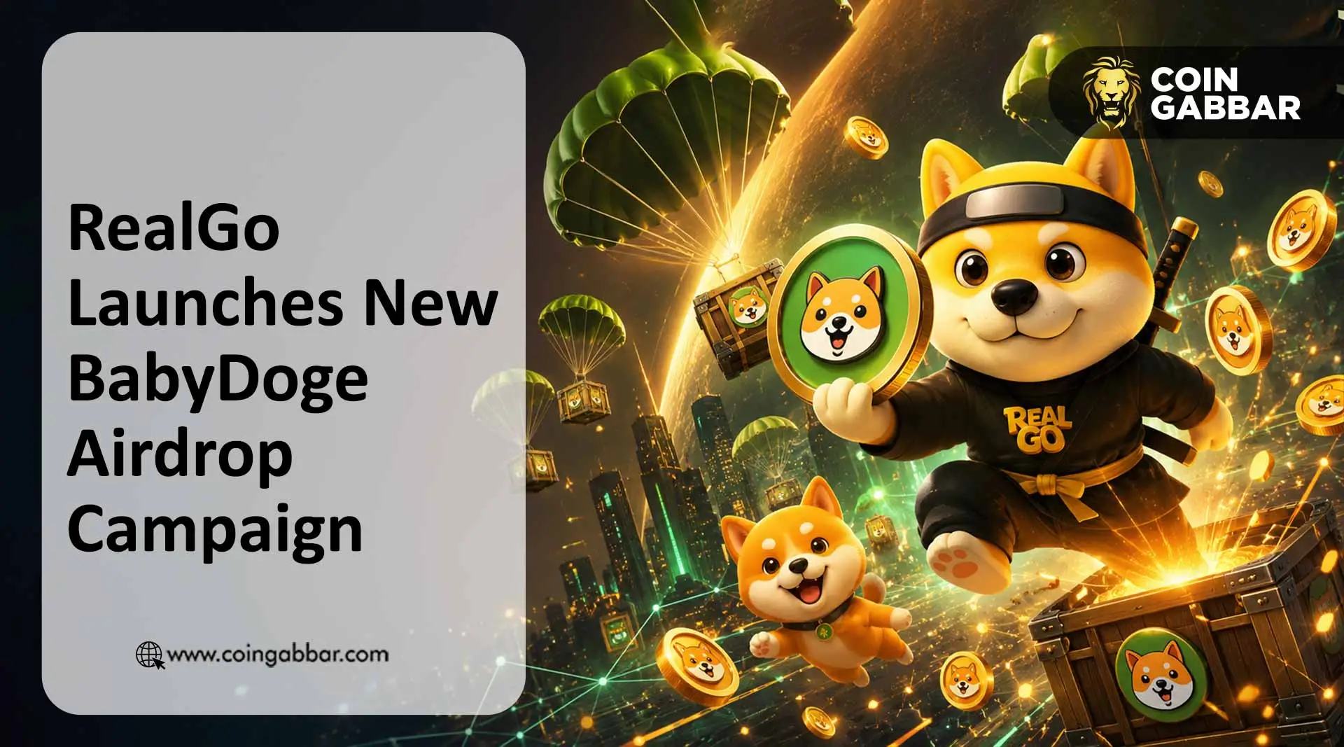 BabyDoge airdrop live on RealGo loyalty rewards campaign