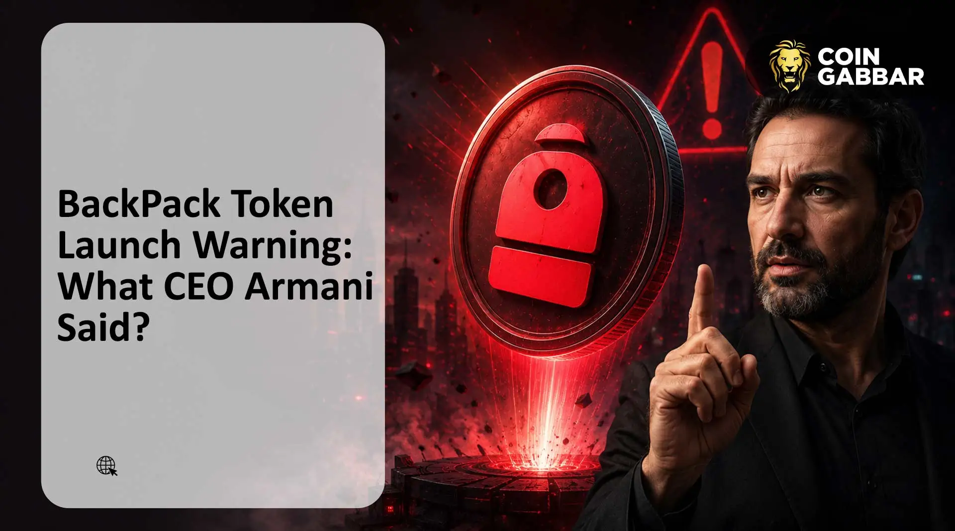 BackPack Token Launch Warning: What CEO Armani Said?