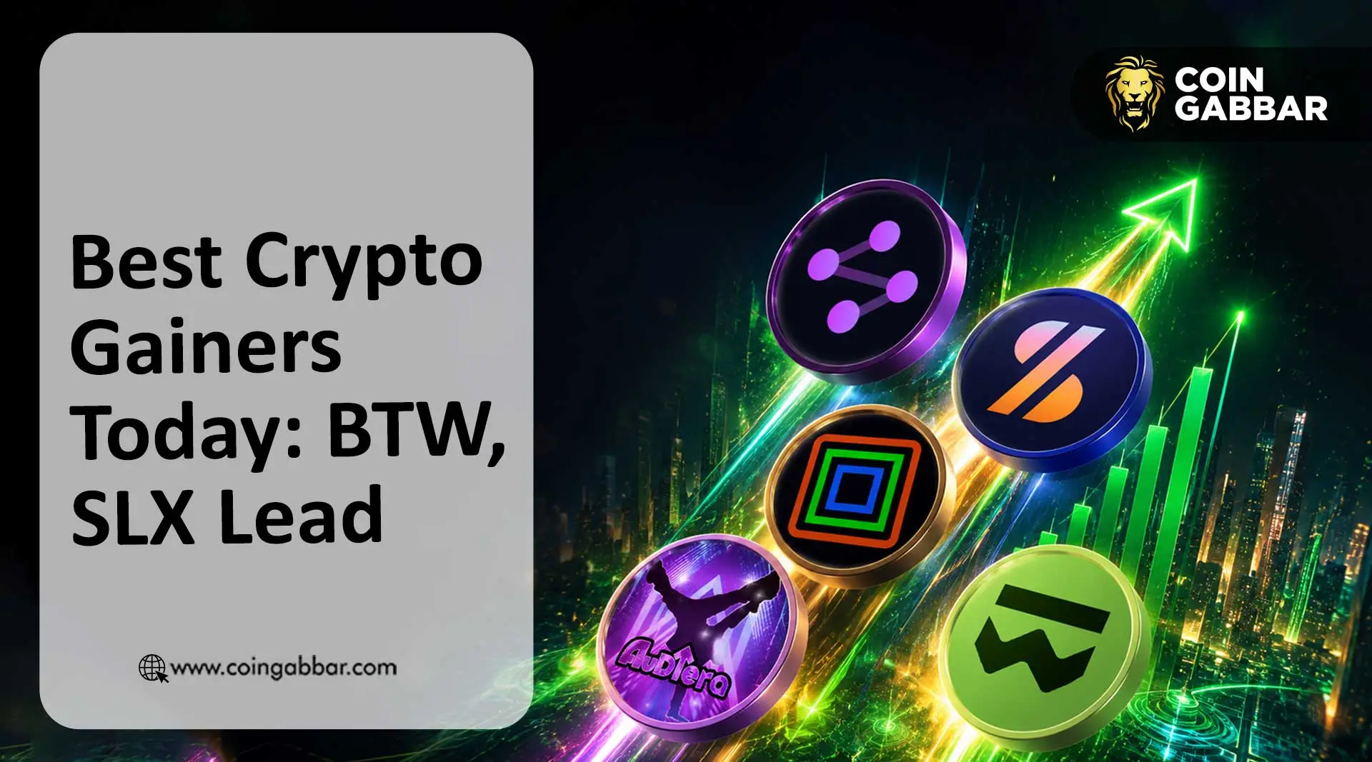 Best Crypto Gainers Today: BTW, SLX Lead