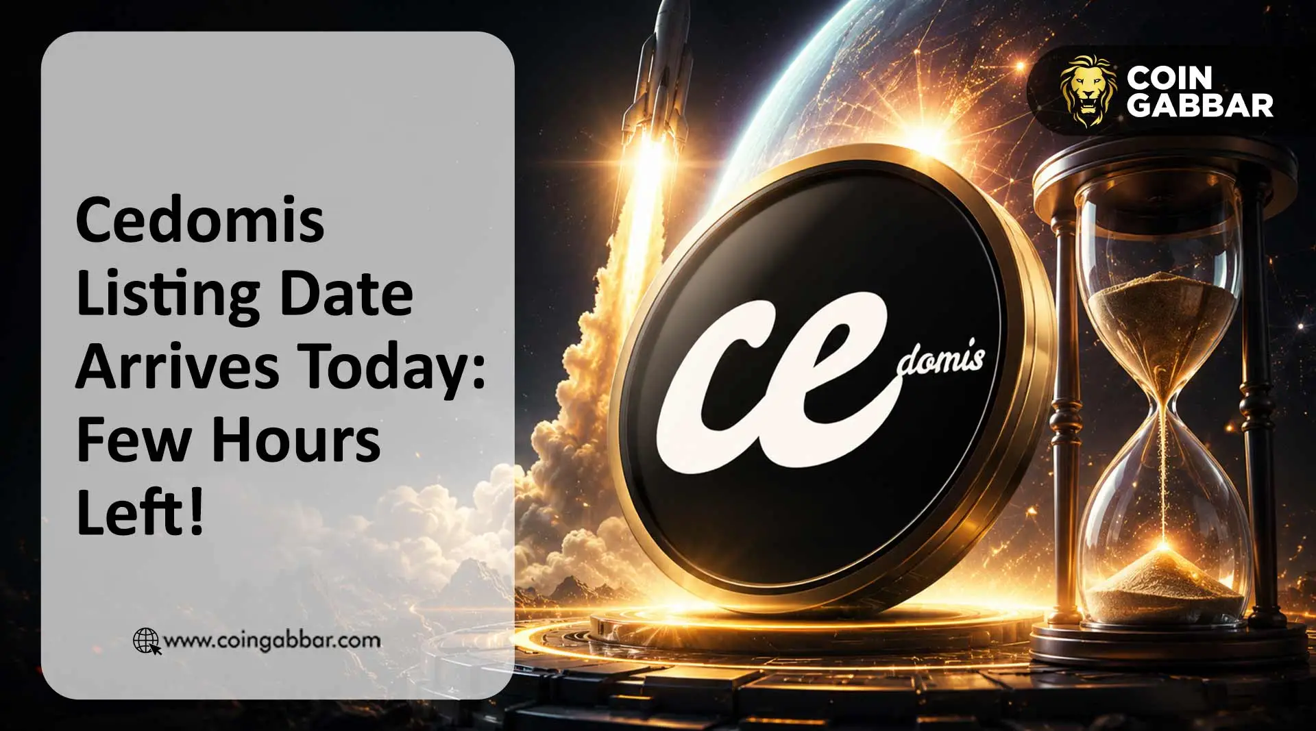 Cedomis Listing Date Arrives Today: Few Hours Left!