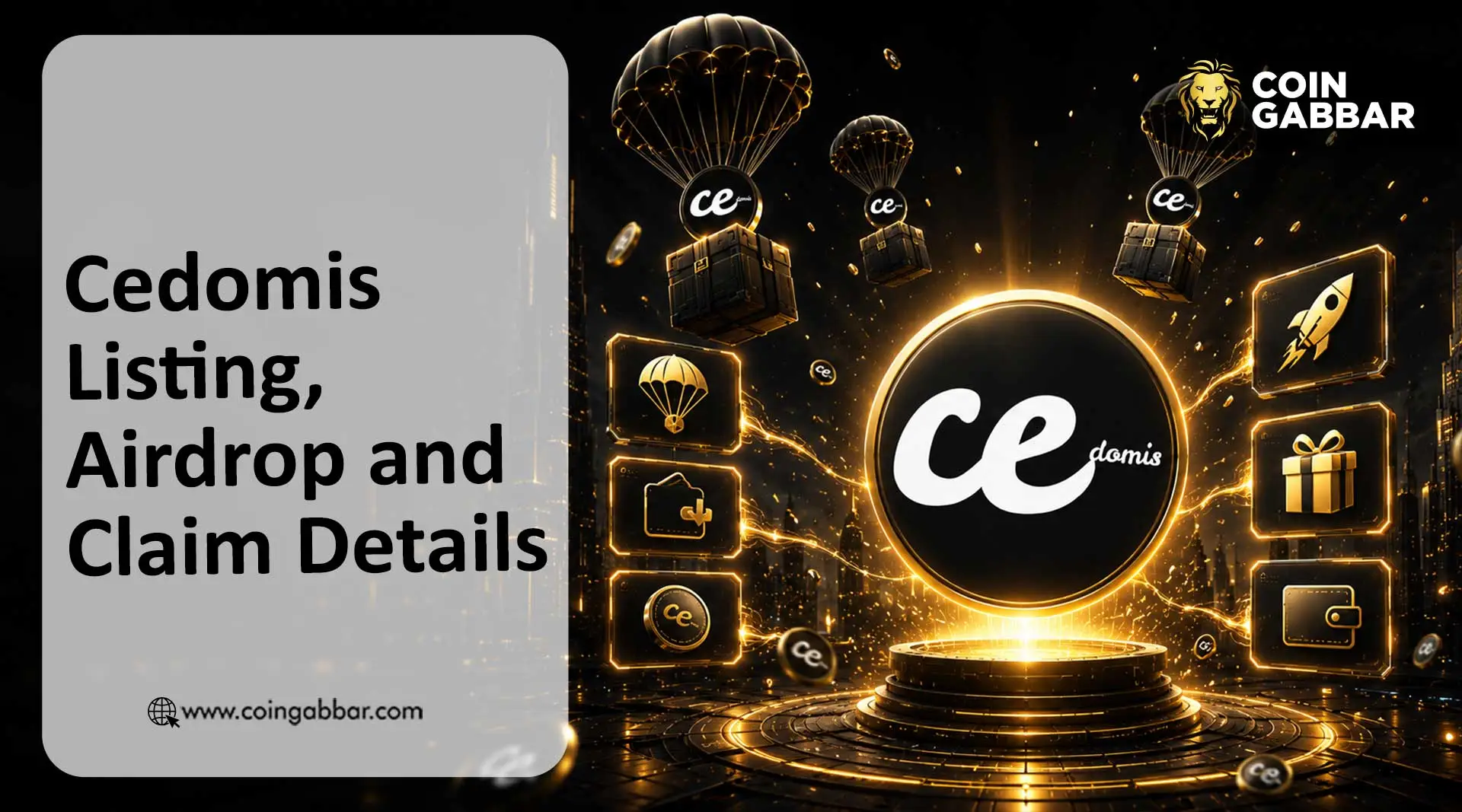 Cedomis listing date and CEDO airdrop claim update
