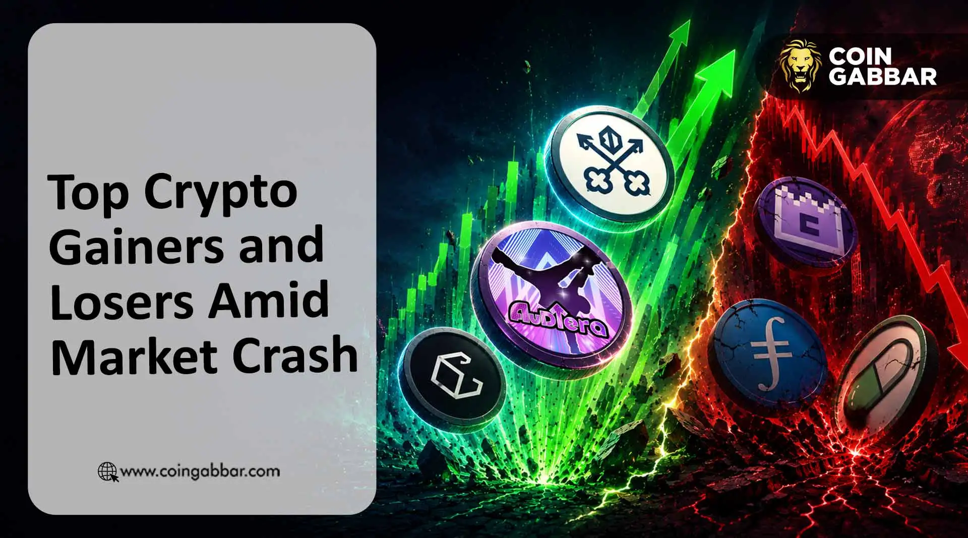 Top Crypto Gainers and Losers Amid Market Crash