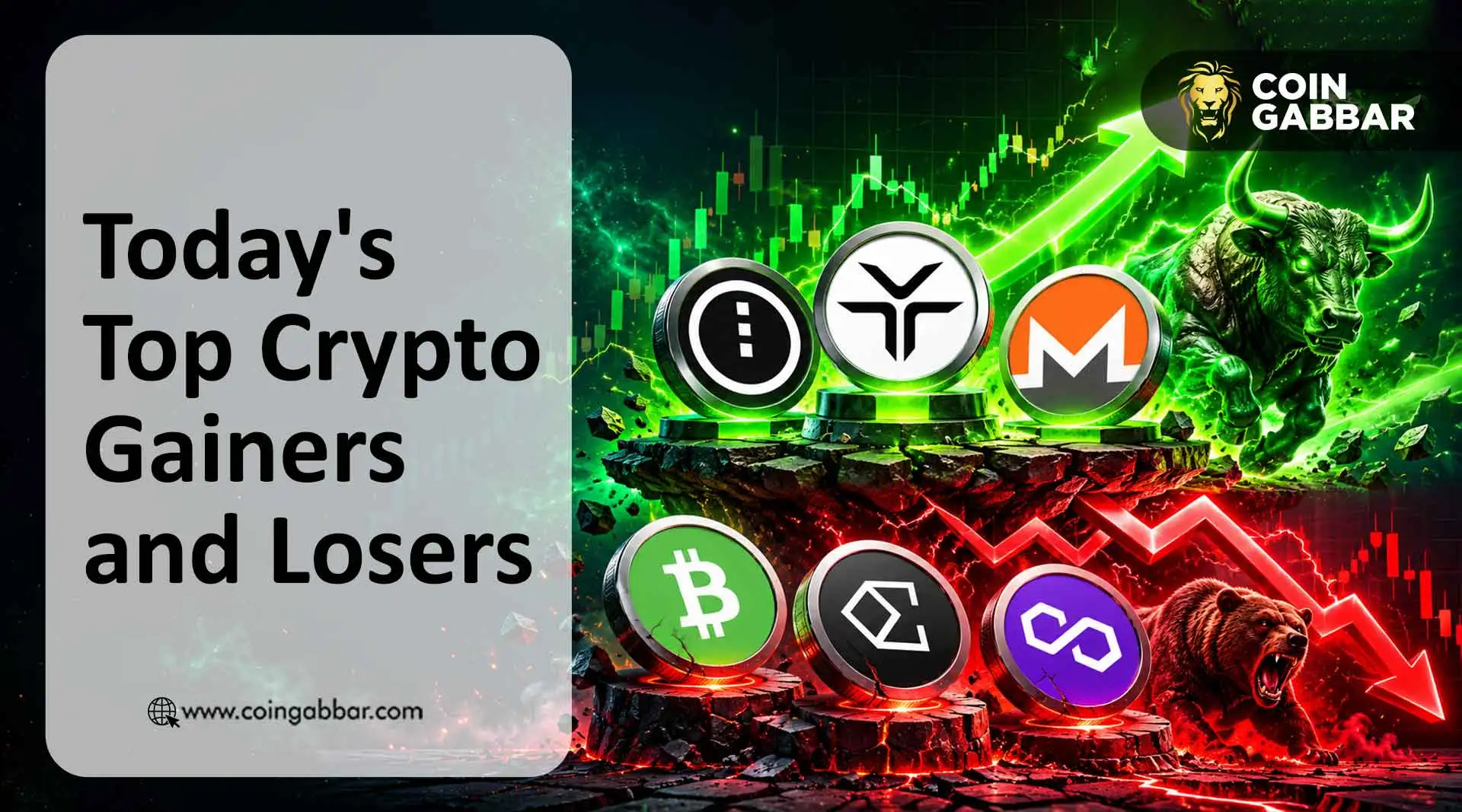 Today's Top Crypto Gainers and Losers