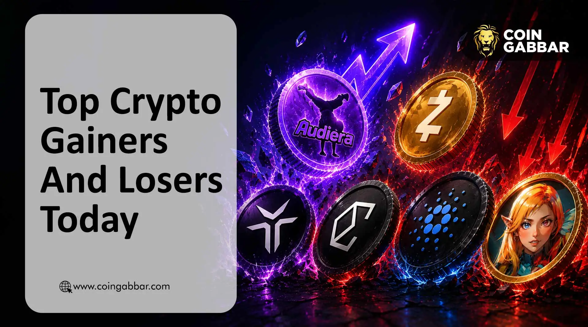 Top Crypto Gainers And Losers Today