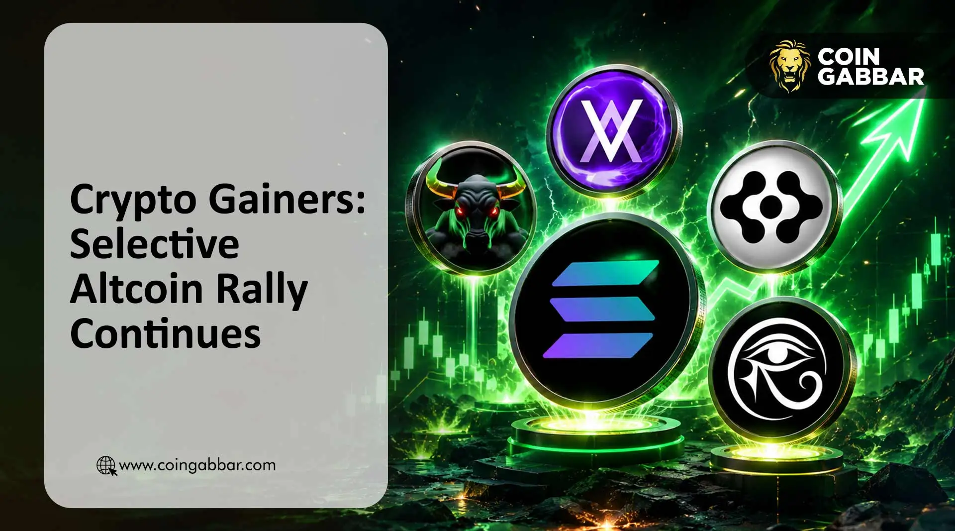 Crypto Market Gainers: Selective Altcoin Rally Continues