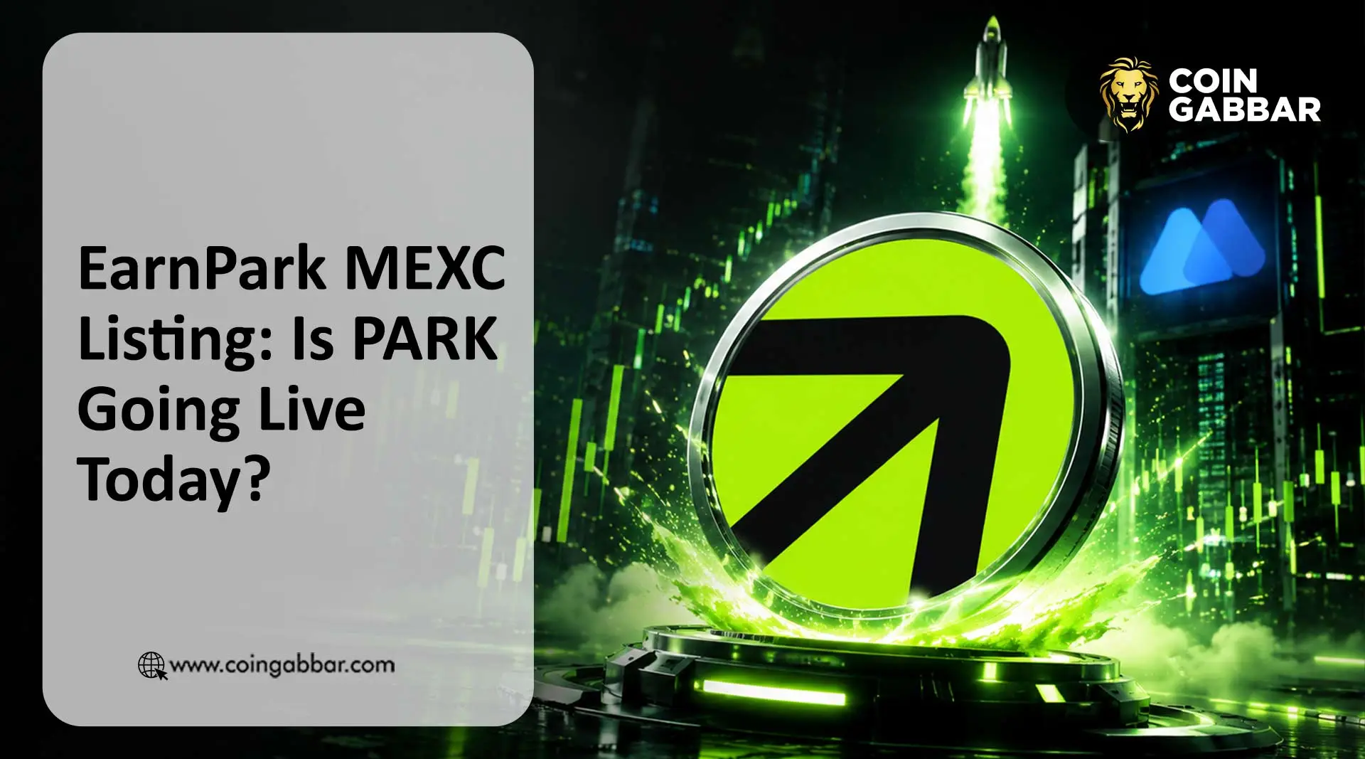 EarnPark Listing Done on MEXC, PARK Token Price Surge 180%