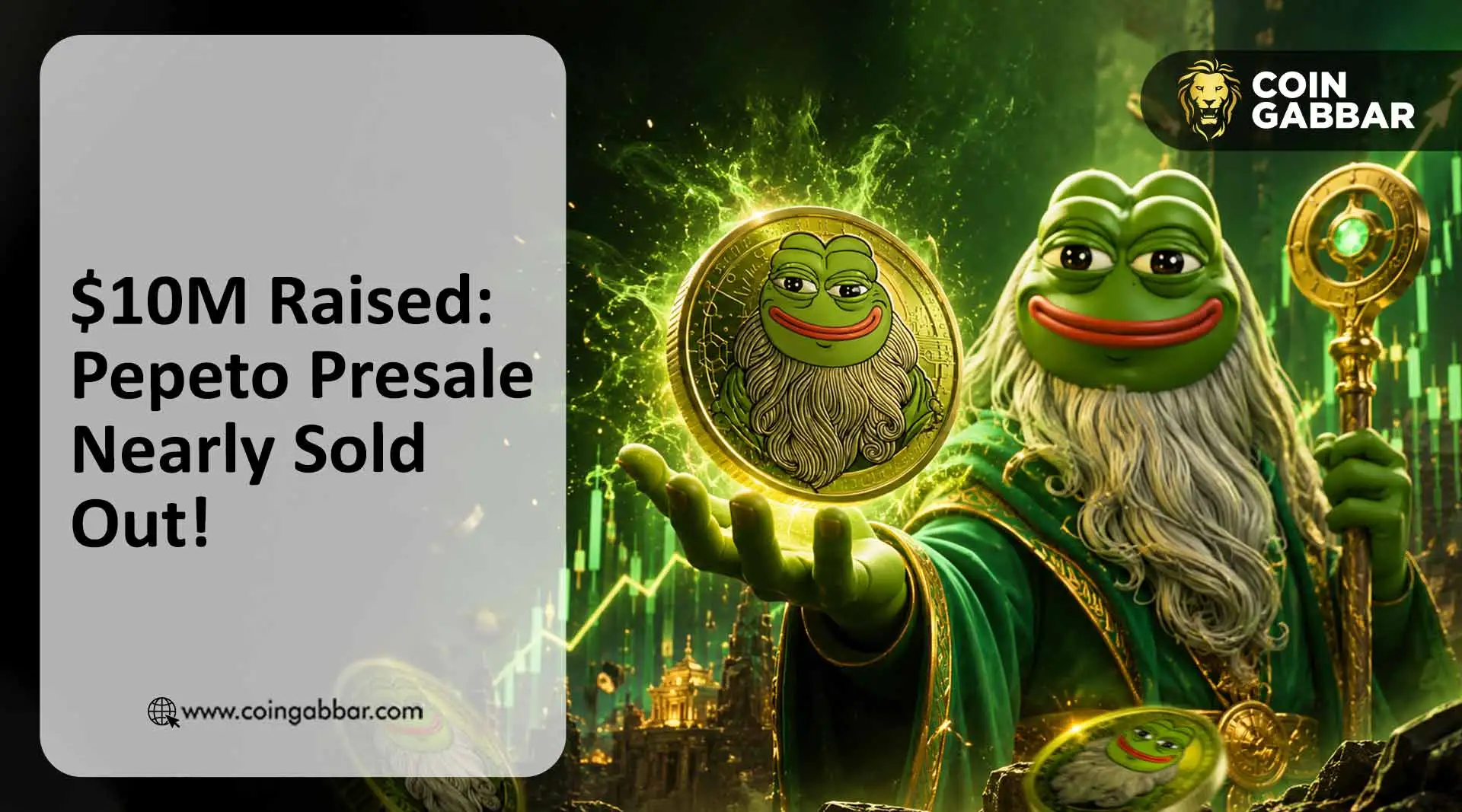 $10M Raised: Pepeto Presale Nearly Sold Out!