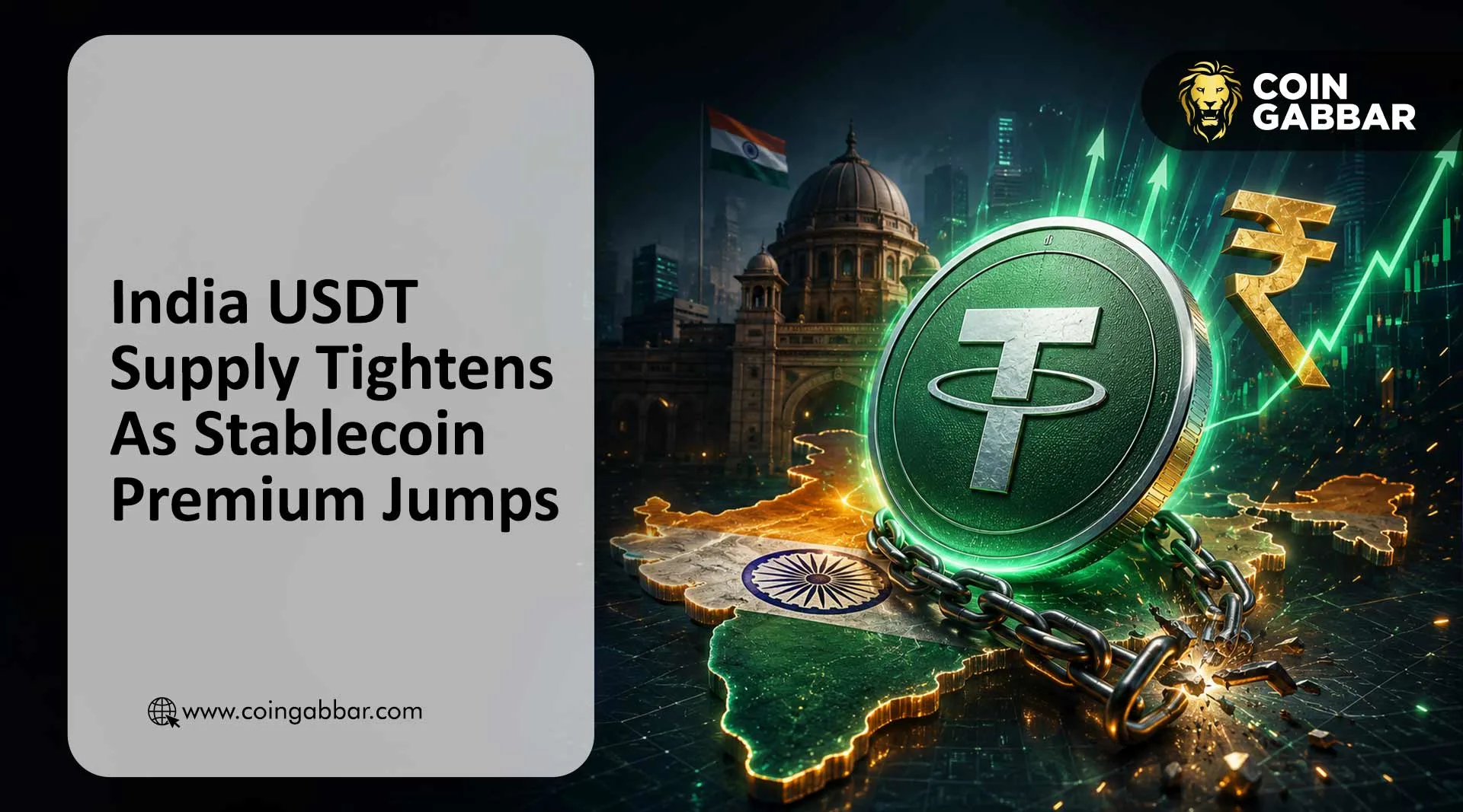 India Crypto News: Stablecoin Premium Hits 8.5%