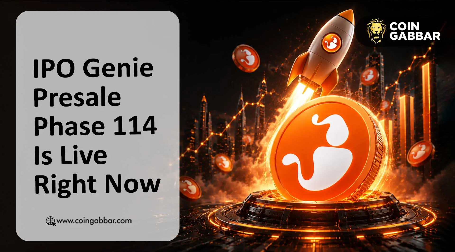 IPO Genie presale Phase 114 dashboard