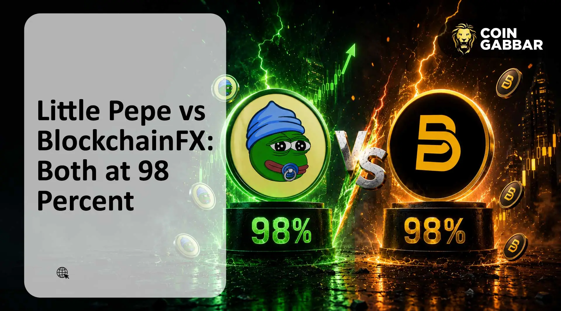Little Pepe vs BlockchainFX presale