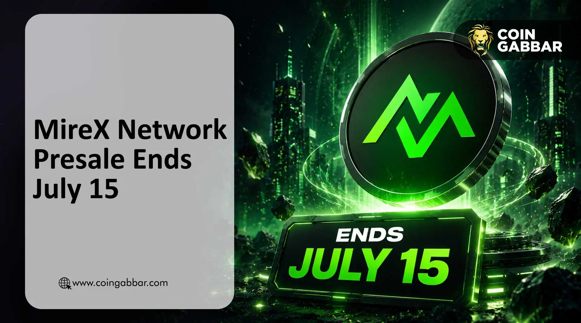 Mirex Network presale MRX price KYC and listing date