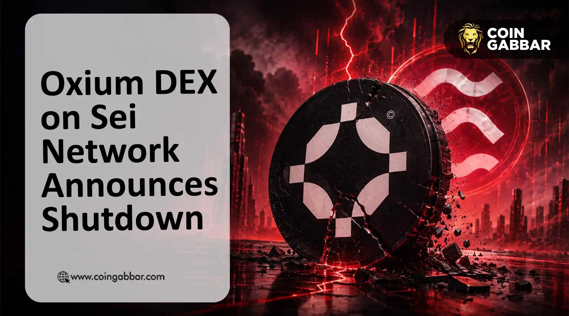 Oxium shutdown Sei Network DEX closure announcement