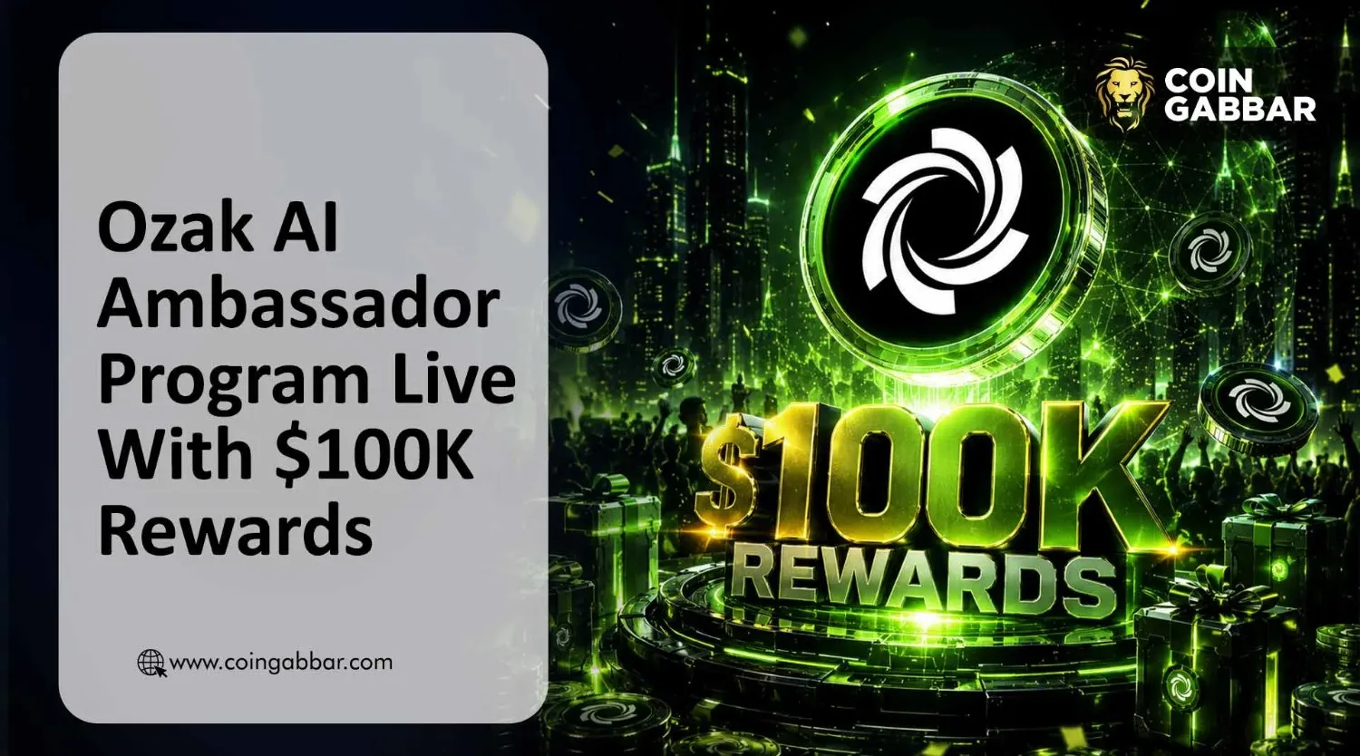 Ozak AI Ambassador Program Live With $100K Rewards
