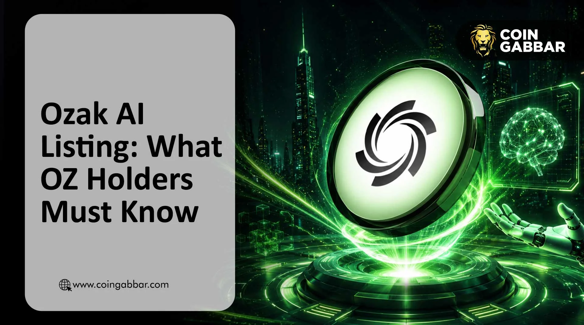 Ozak AI Uniswap Listing: What OZ Holders Must Know