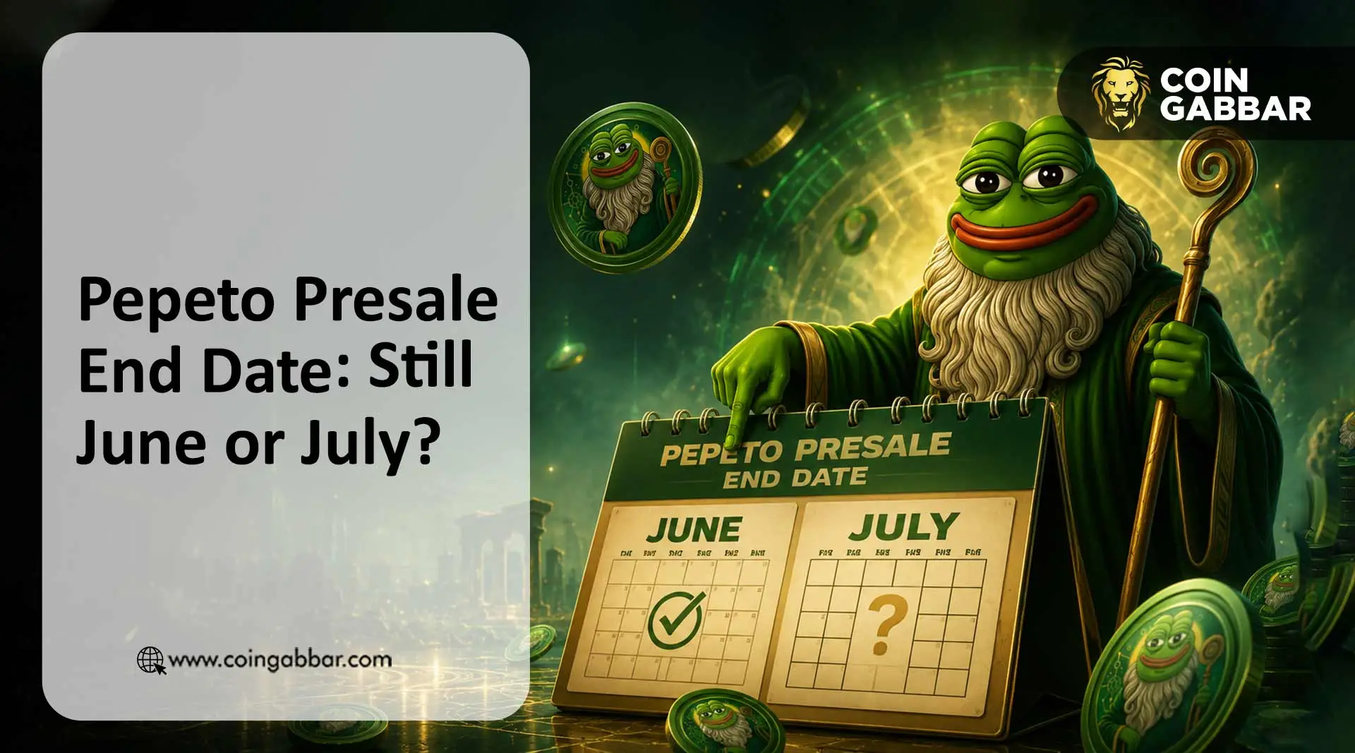 Pepeto presale end date July 2026
