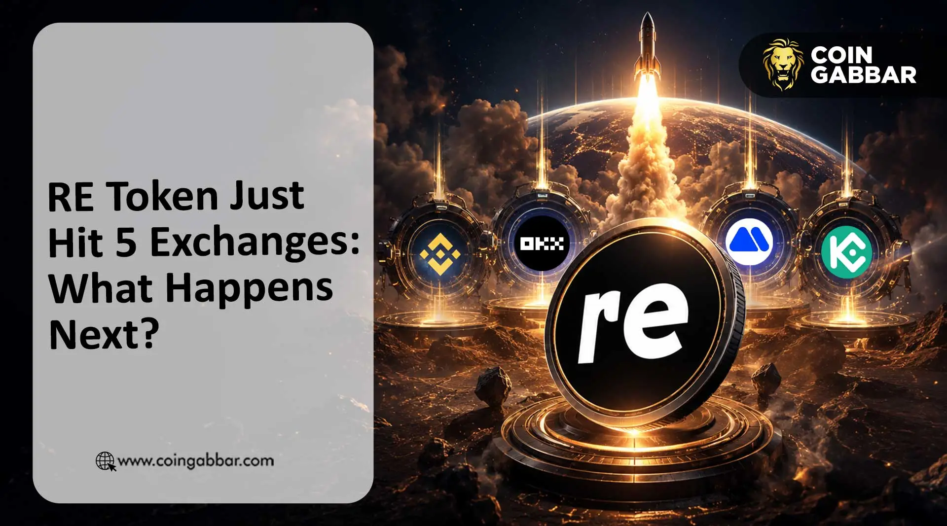 RE Token Just Hit 5 Exchanges: What Happens Next?