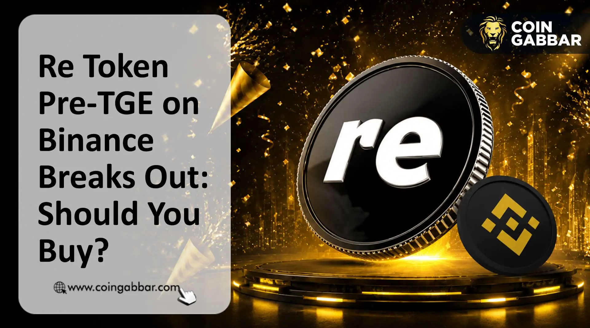 Re Token Pre-TGE on Binance Breaks Out: Should You Buy?