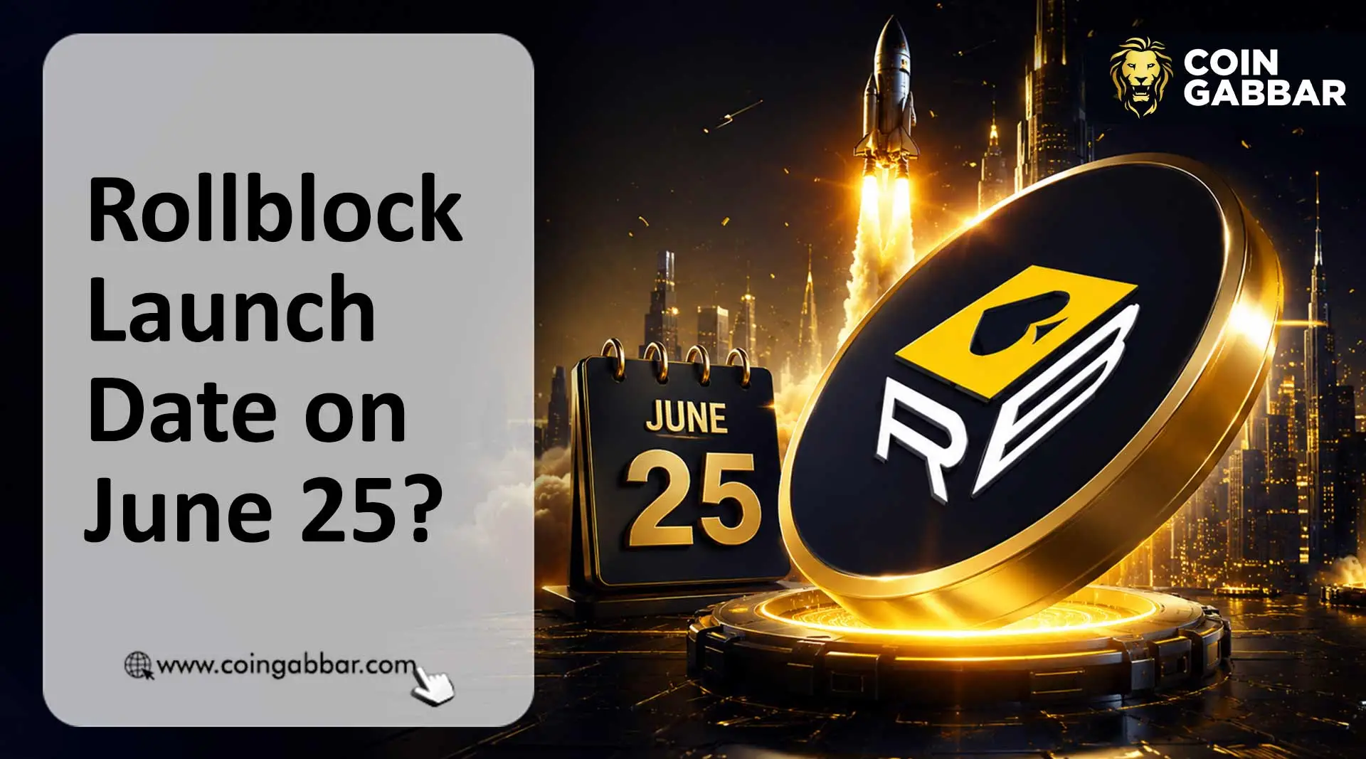 Rollblock launch date RBLK CEX listing June 25