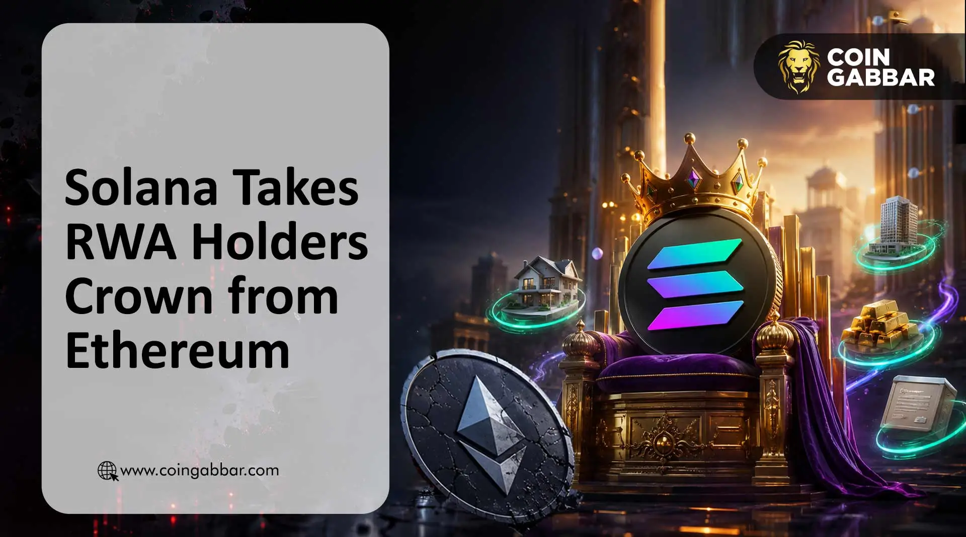 Solana Takes RWA Holders Crown from Ethereum