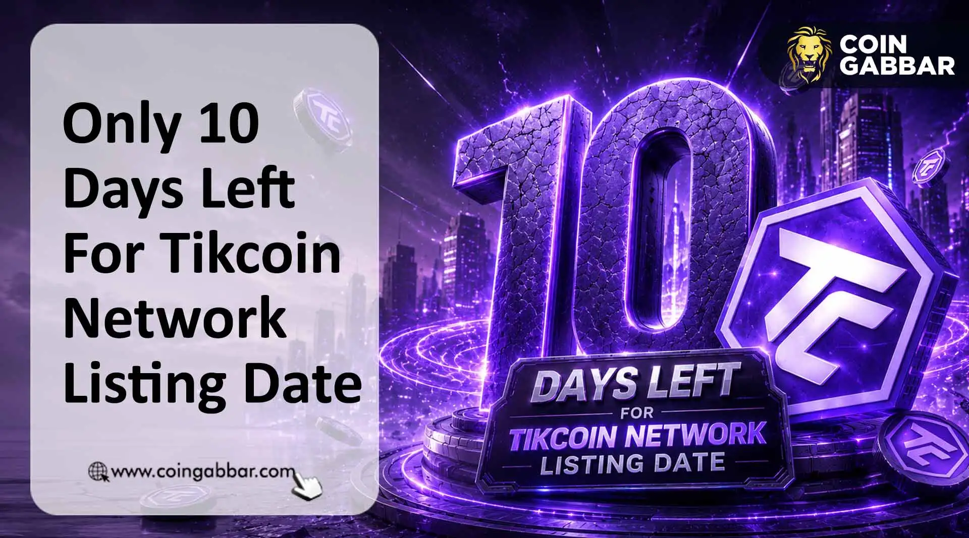 Only 10 Days Left For Tikcoin Network Listing Date