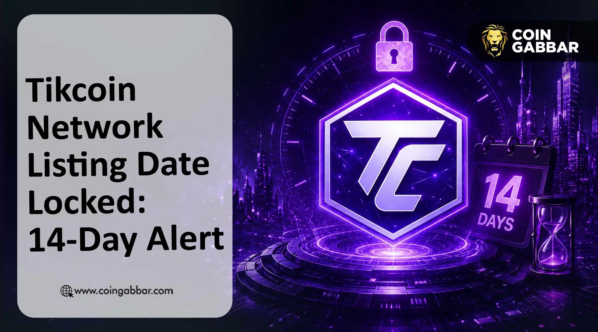 Tikcoin Network Listing Date Locked: 14-Day Alert