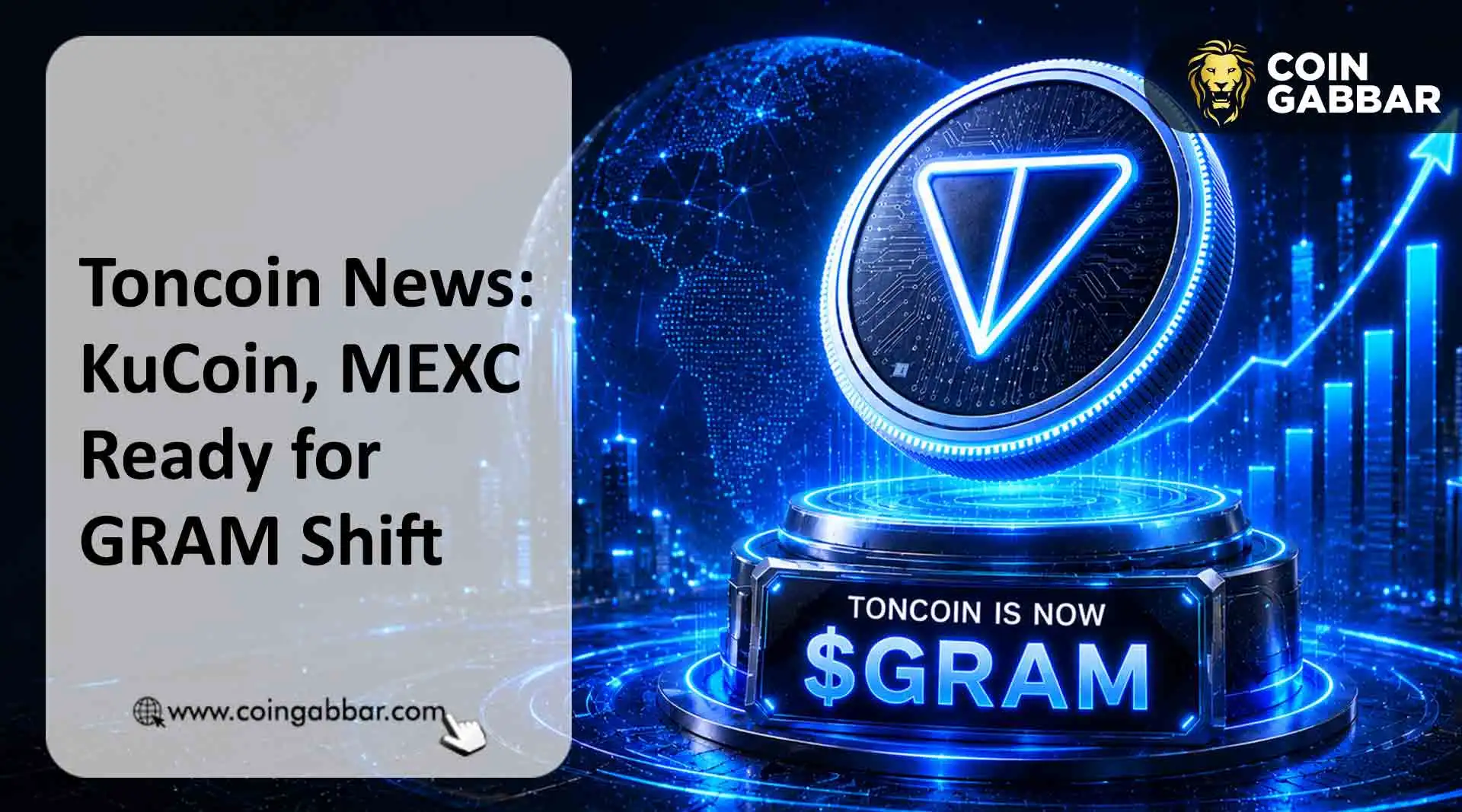 Toncoin News TON rebrands to GRAM with KuCoin and MEXC support