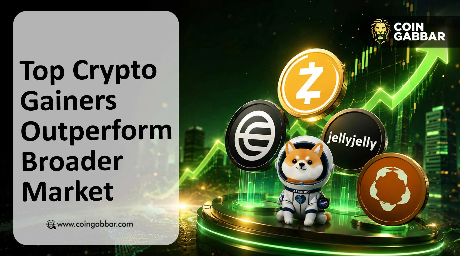 Top Crypto Gainers Outperform Broader Market
