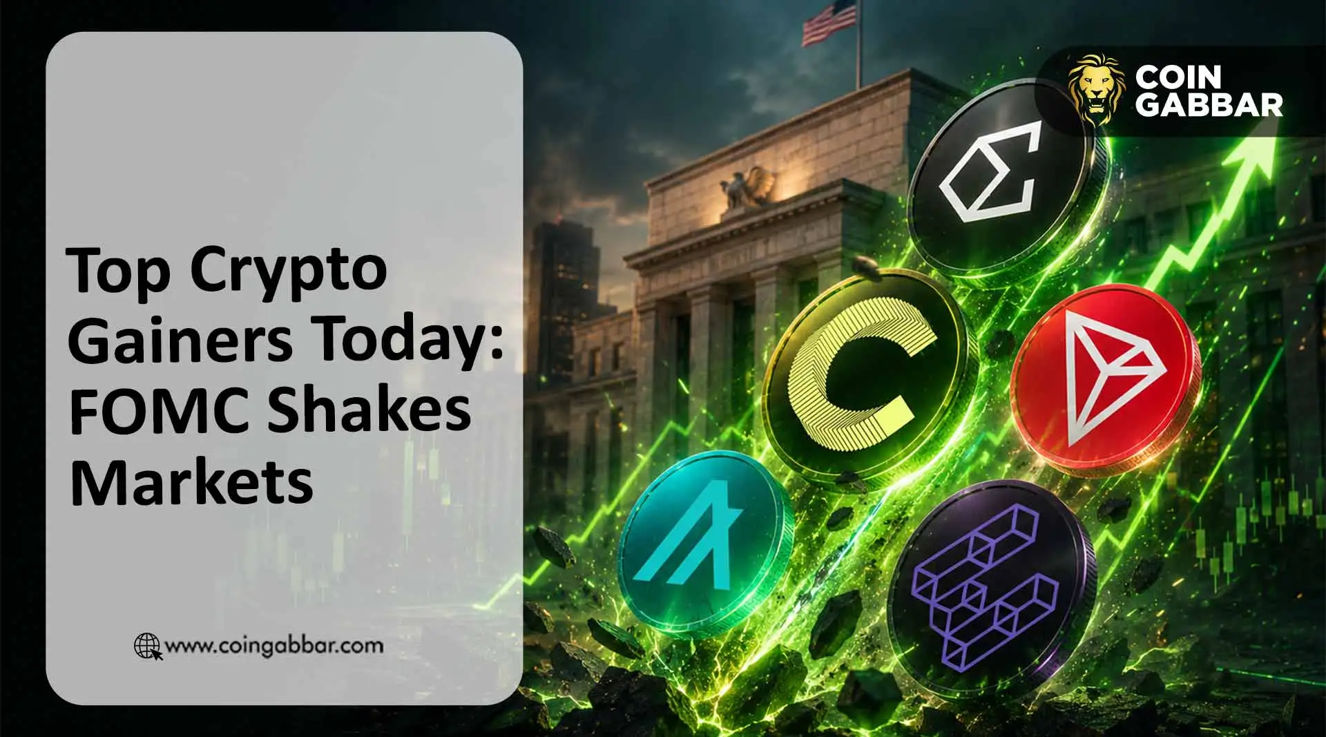 Top Crypto Gainers Today: FOMC Shakes Markets